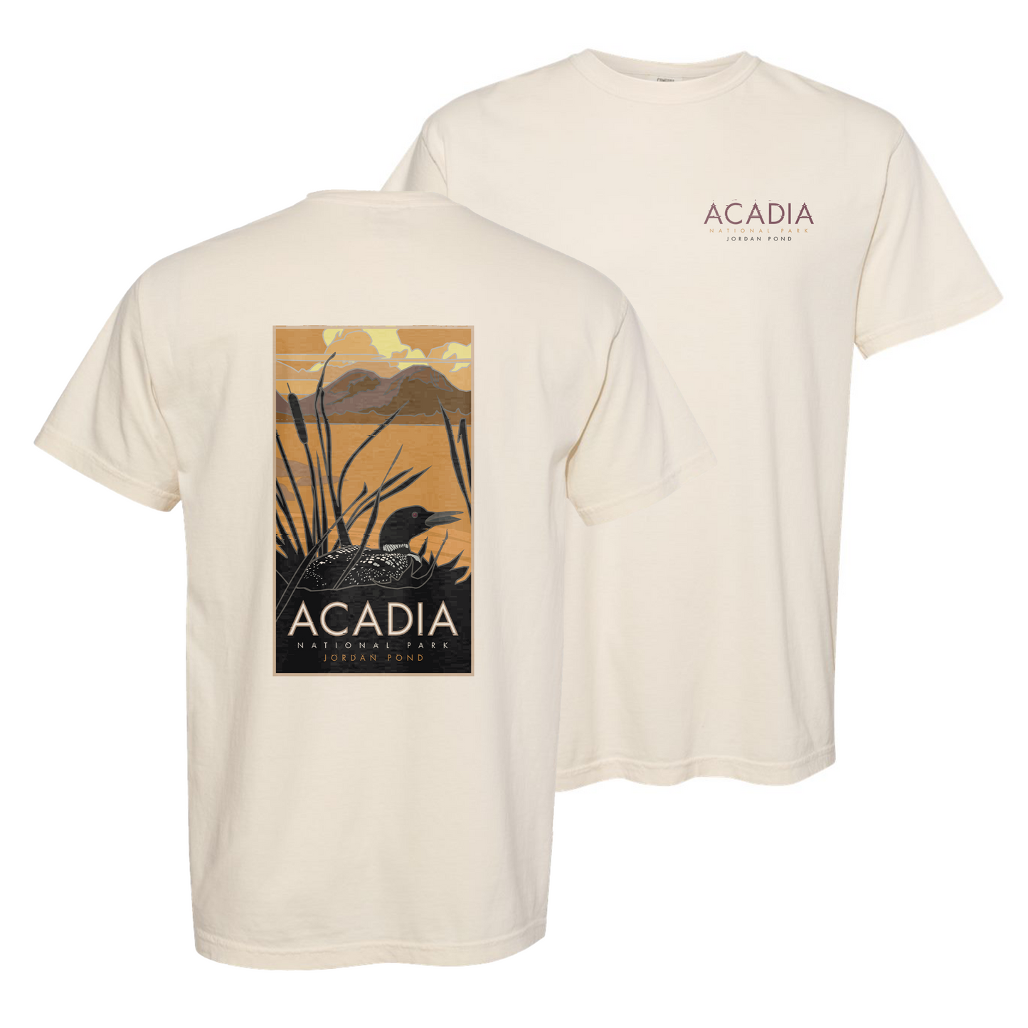 ACADIAJORDANPOND - Comfort Colors Heavyweight T-Shirt
