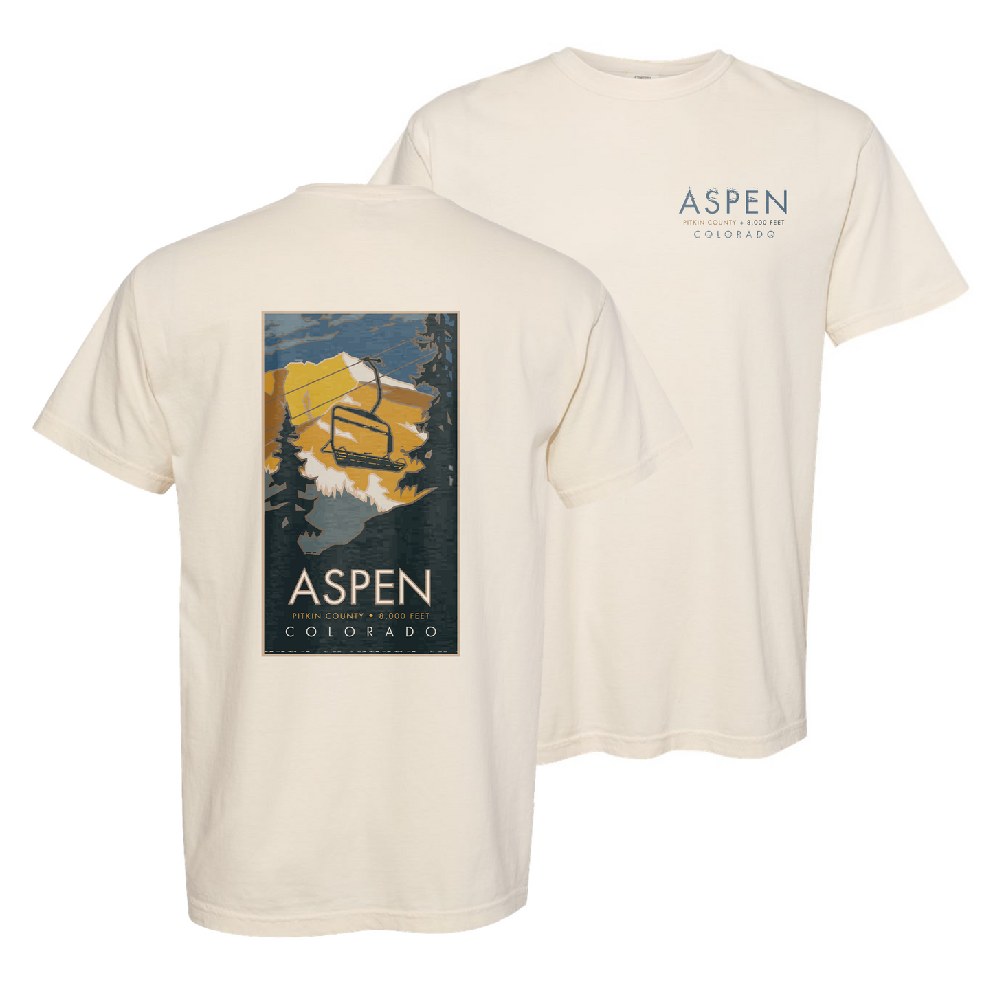 ASPEN - Comfort Colors Heavyweight T-Shirt