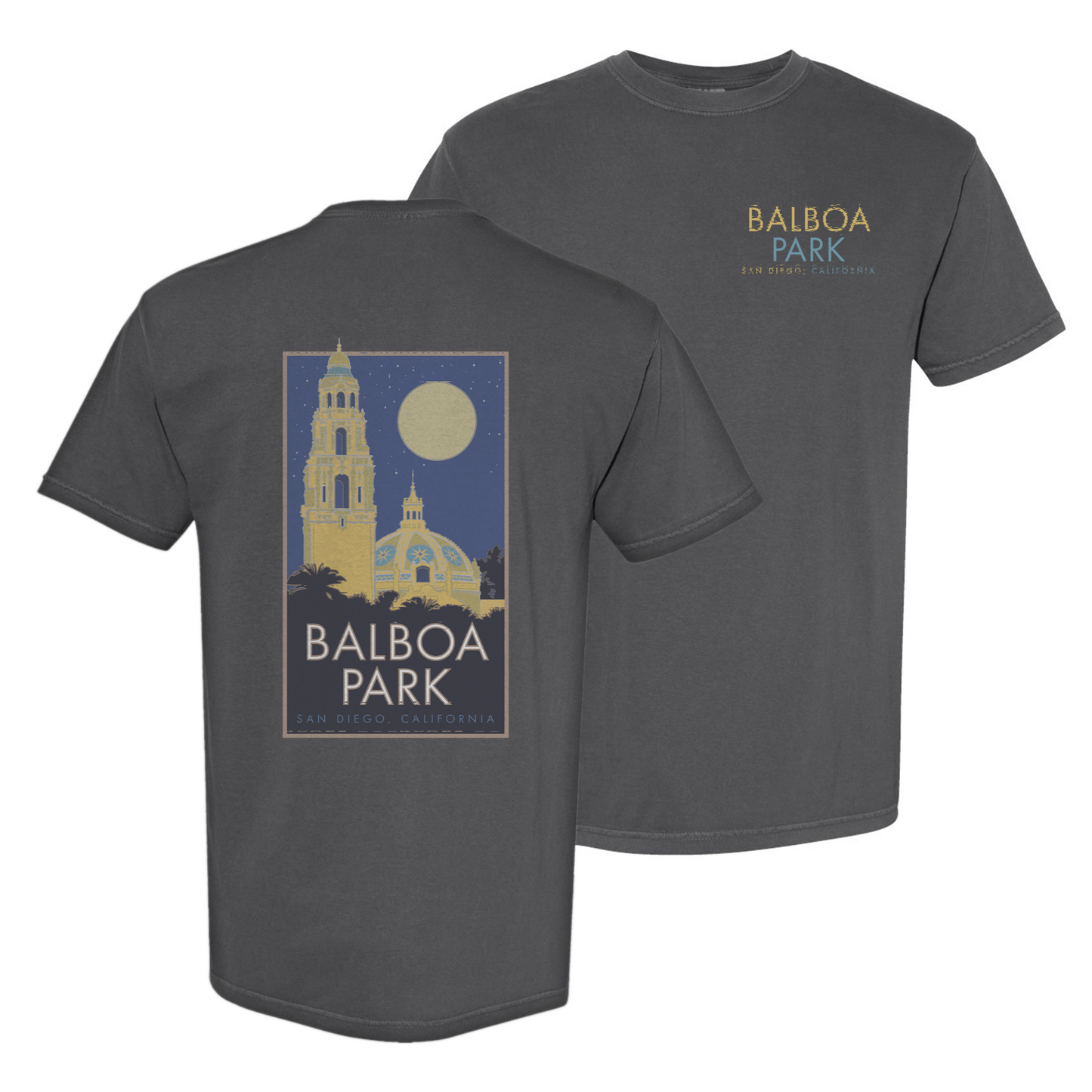 Balboa Park, San Diego California - Comfort Colors Heavyweight T-Shirt