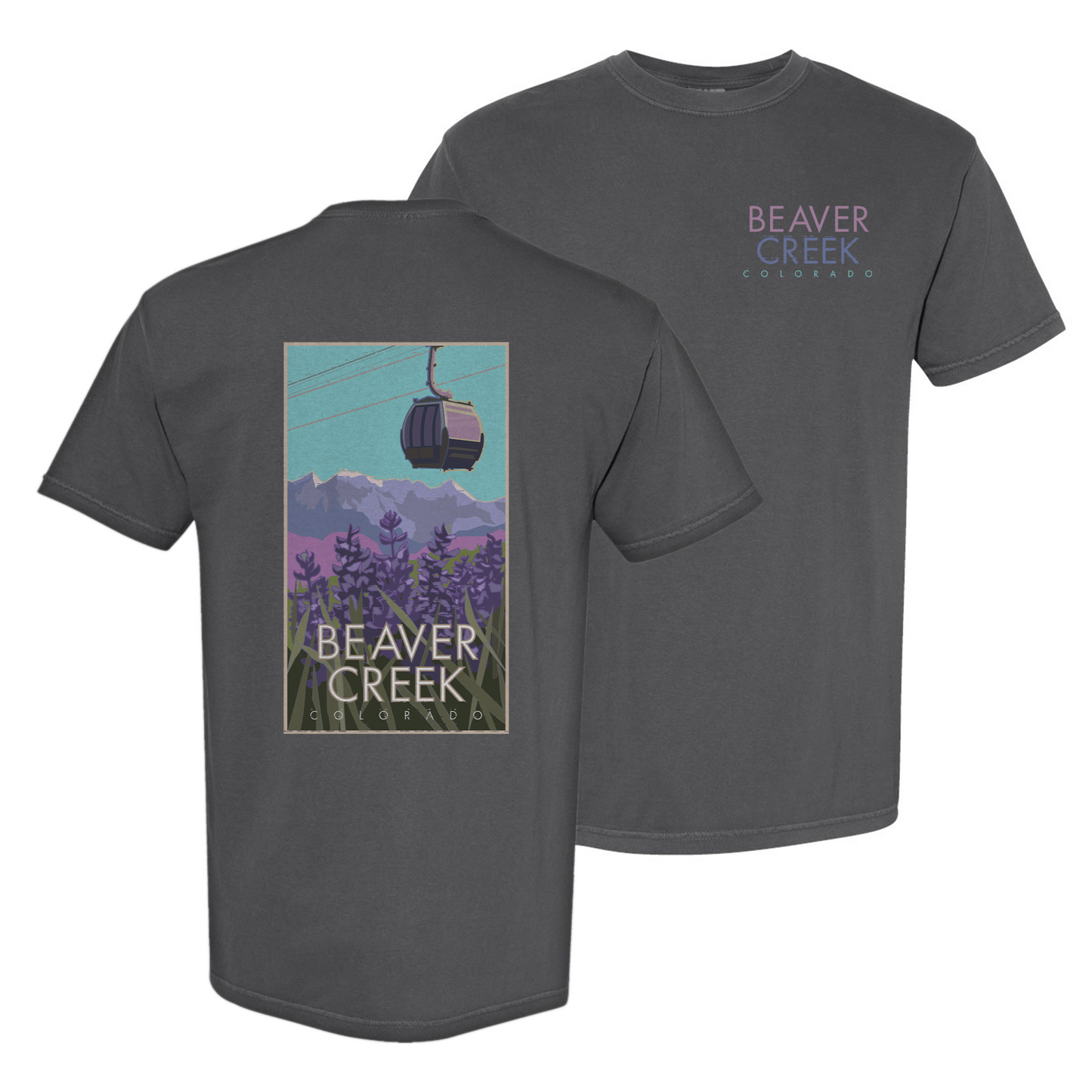 Beaver Creek Summer, Colorado - Comfort Colors Heavyweight T-Shirt