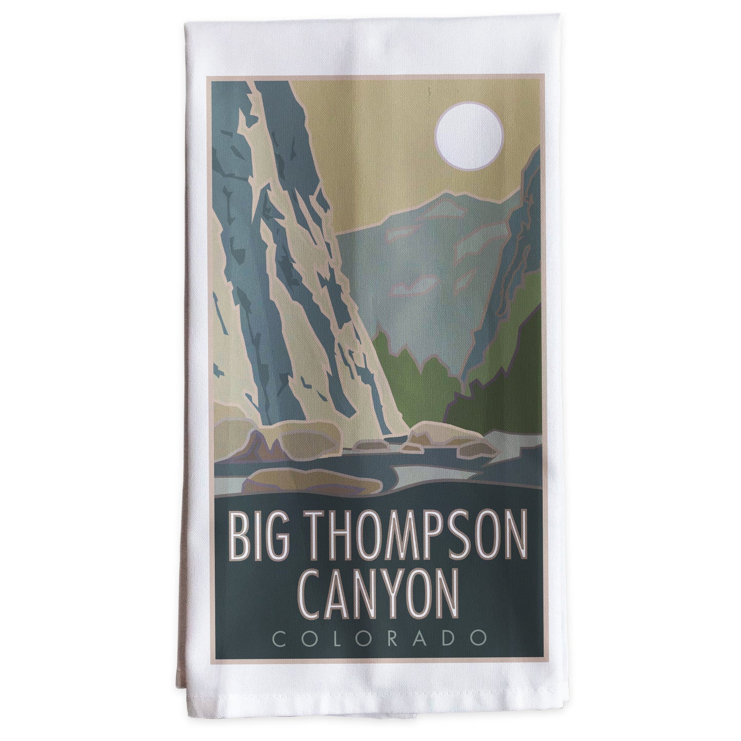 Big Thompson Canyon, Colorado -Tea Towel