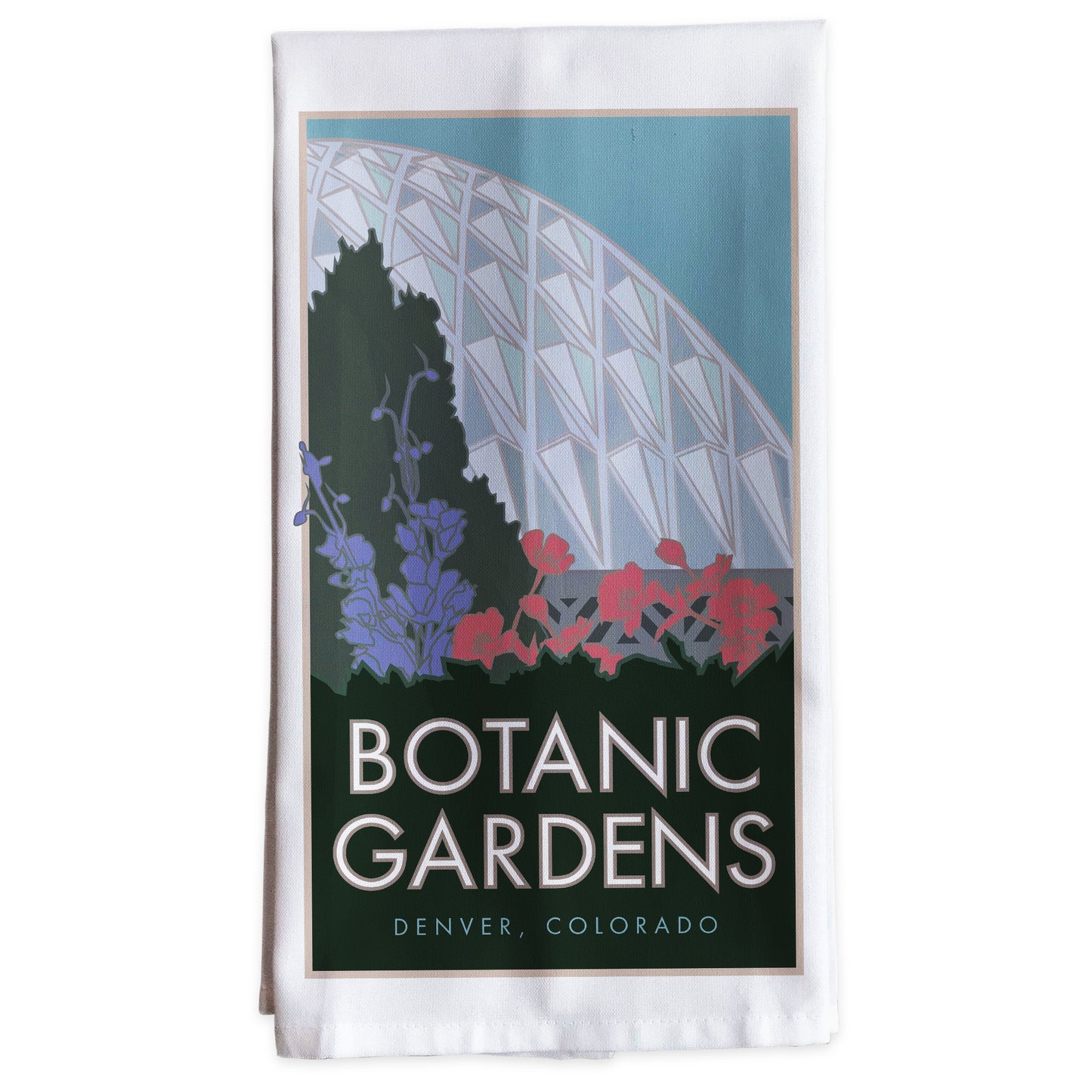 Botanic Gardens, Denver, Colorado -Tea Towel