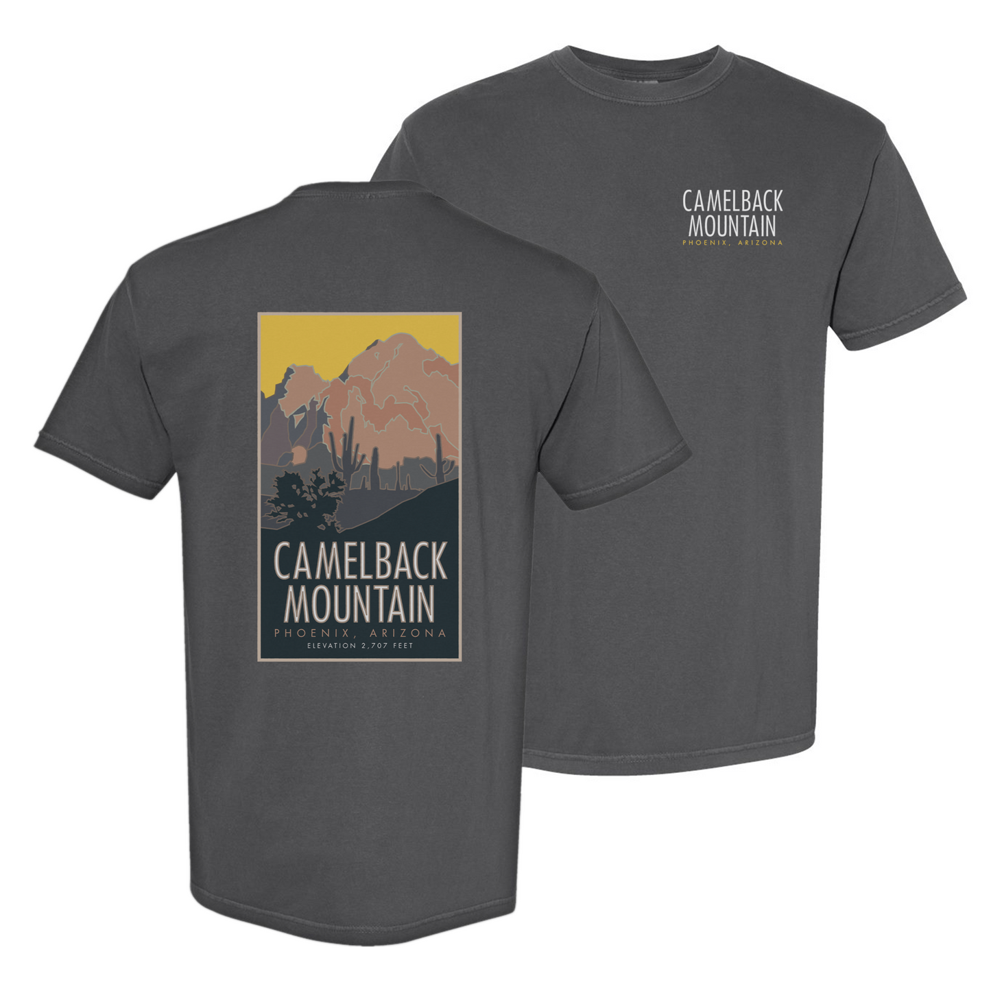 Camelback Mountain, Arizona - Comfort Colors Heavyweight T-Shirt