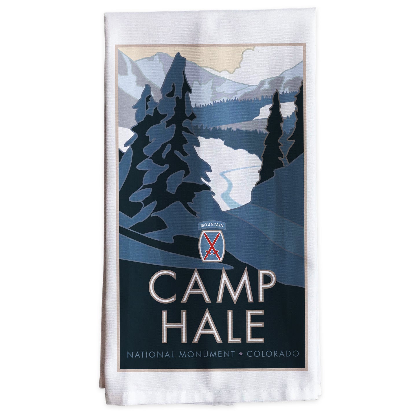 Camp Hale National Monument, Colorado -Tea Towel
