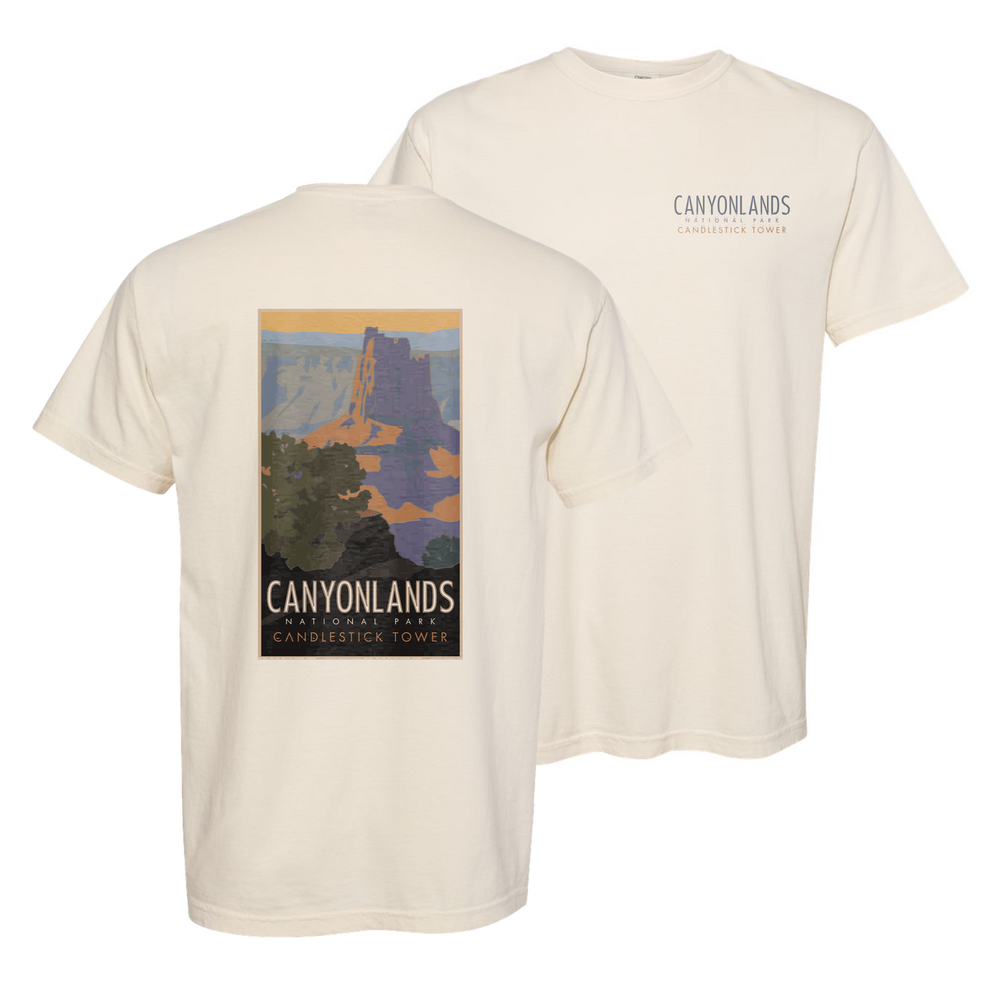 CANYONLANDSCANDLESTICK - Comfort Colors Heavyweight T-Shirt