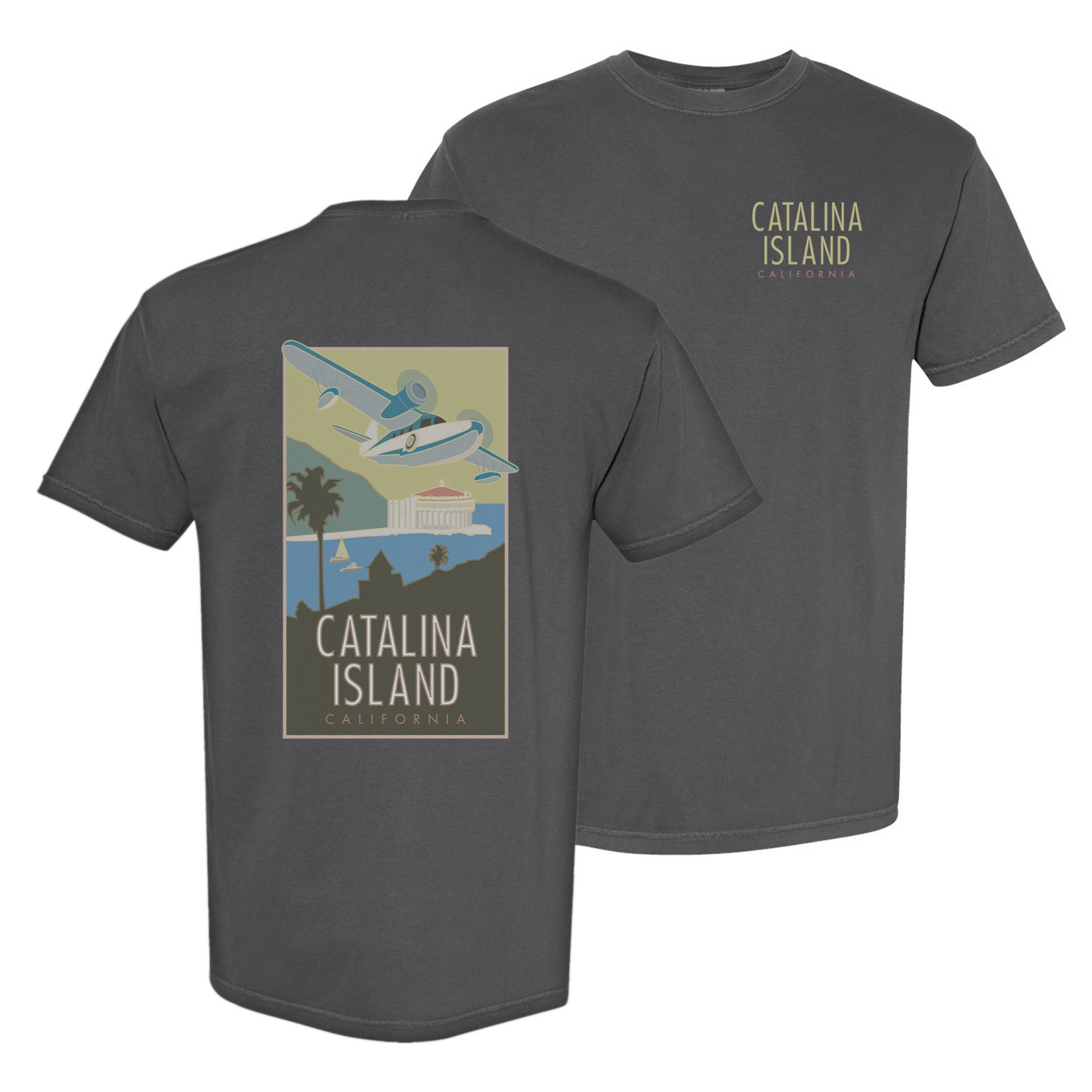 Catalina Island, California - Comfort Colors Heavyweight T-Shirt