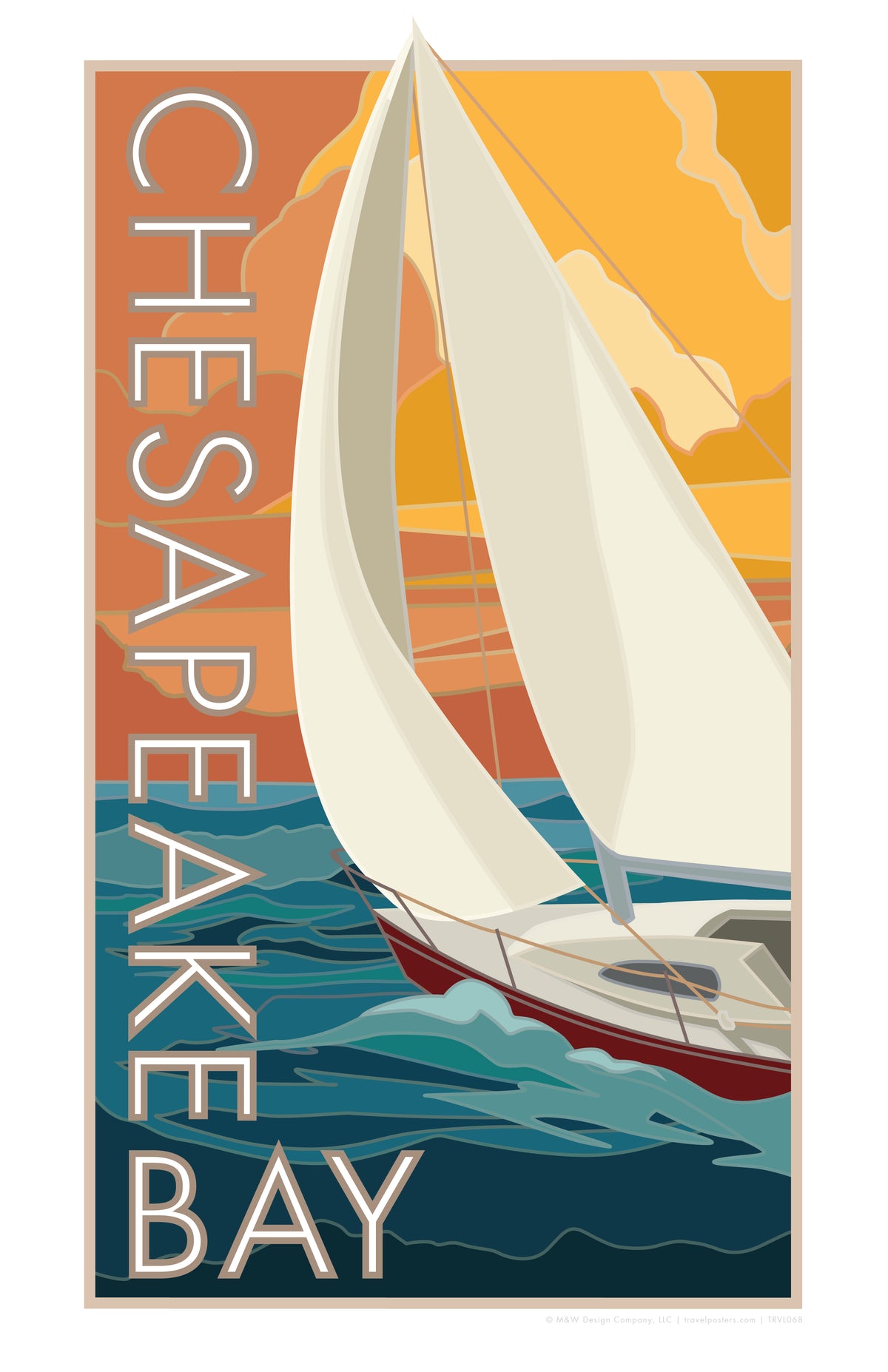 Chesapeake Bay Travel Poster