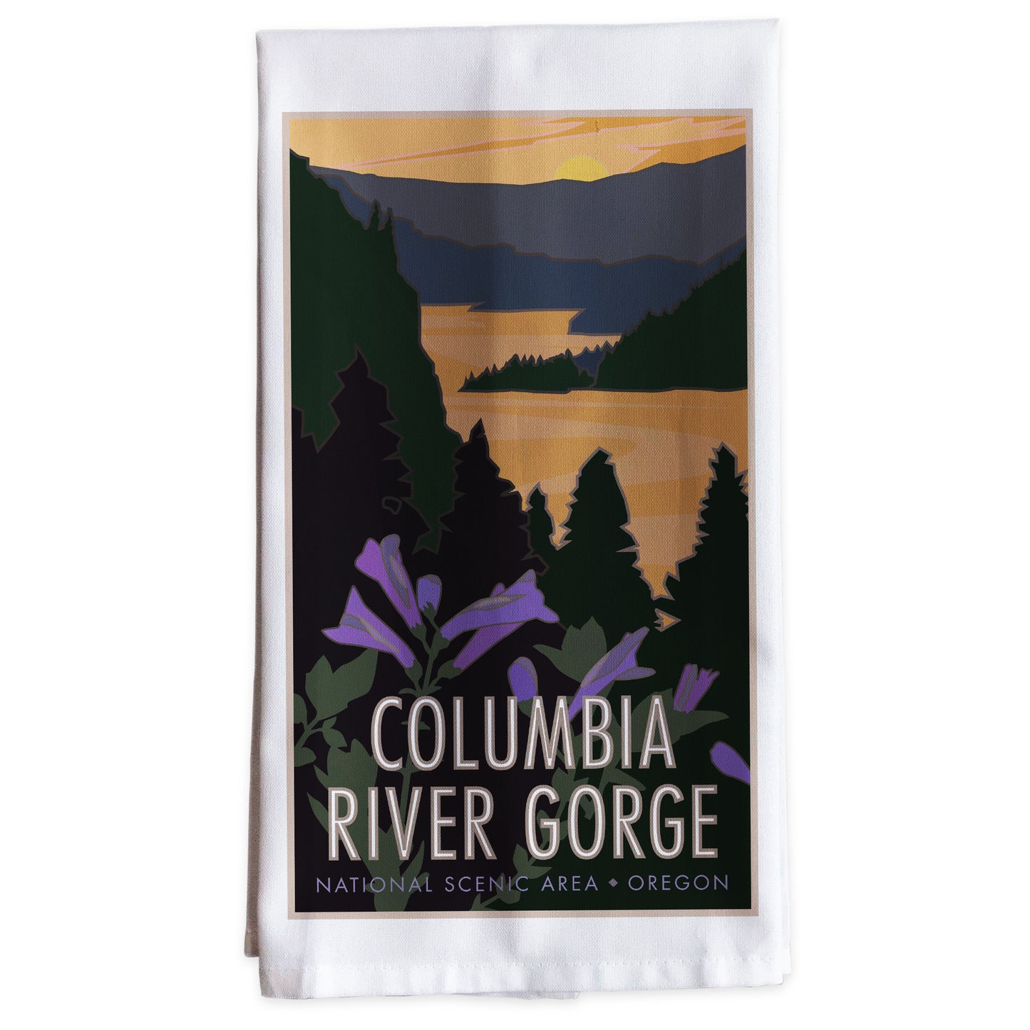 Columbia River Gorge, National Scenic Area -Tea Towel