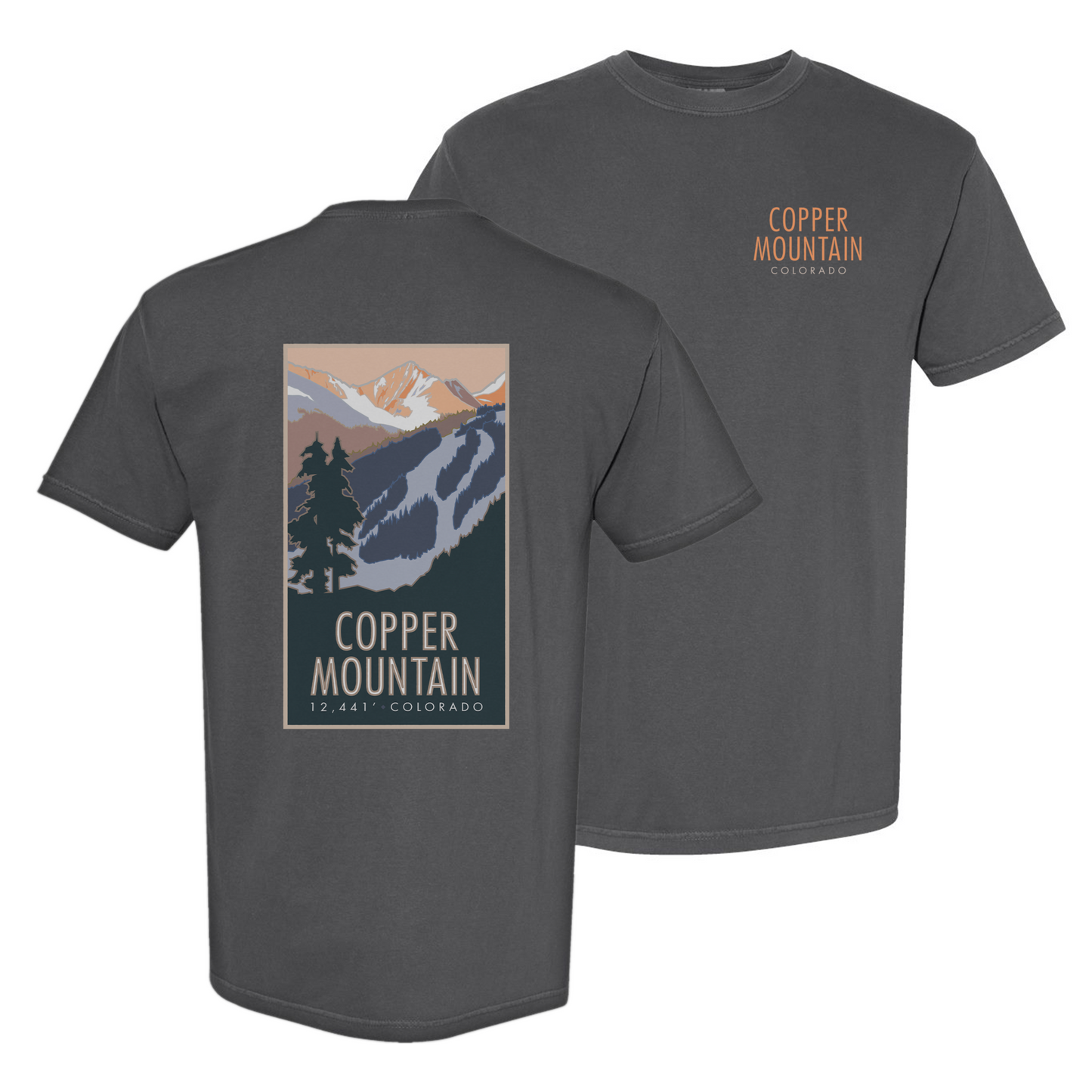 Copper Mountain, Colorado - Comfort Colors Heavyweight T-Shirt