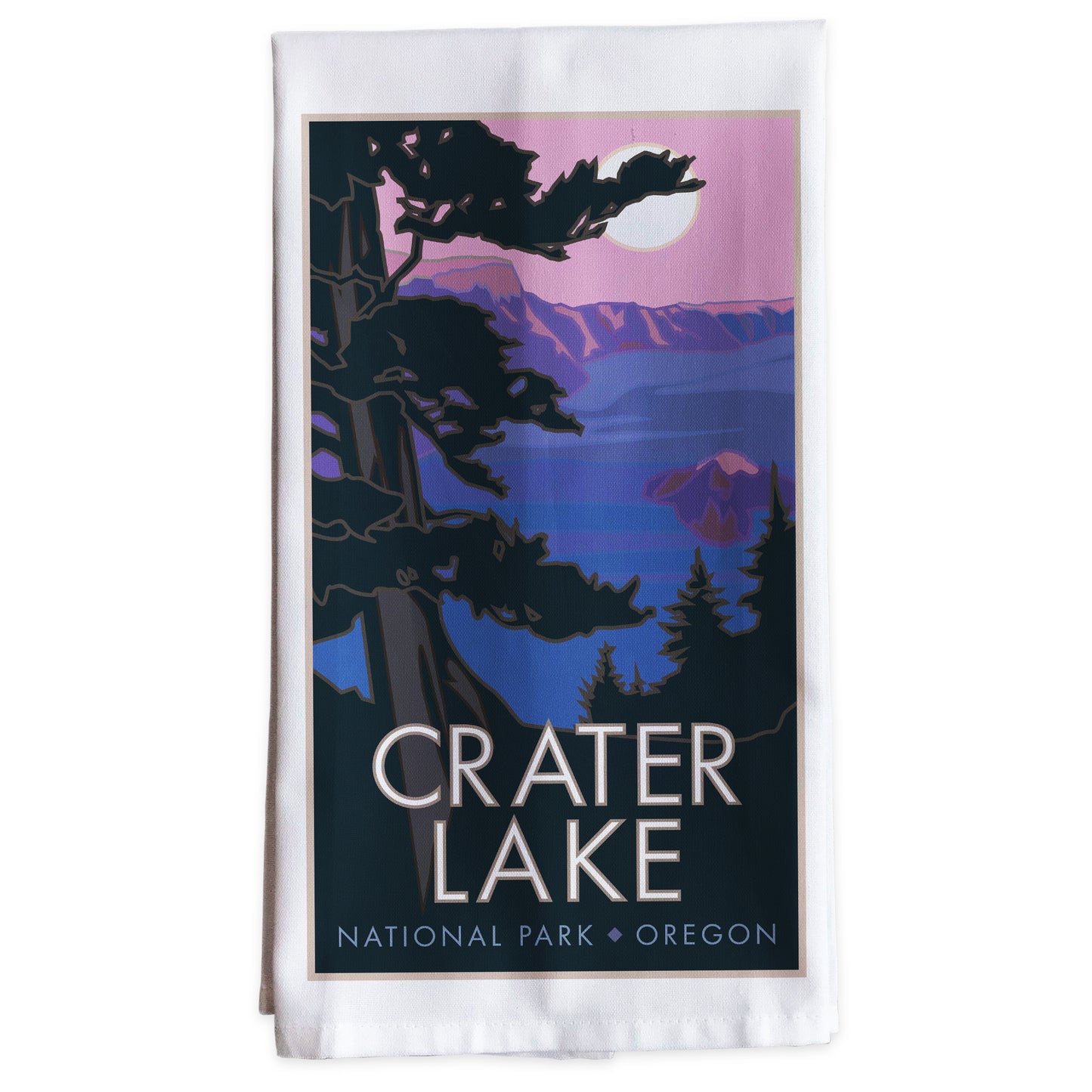 Crater Lake National Park - Oregon -Tea Towel