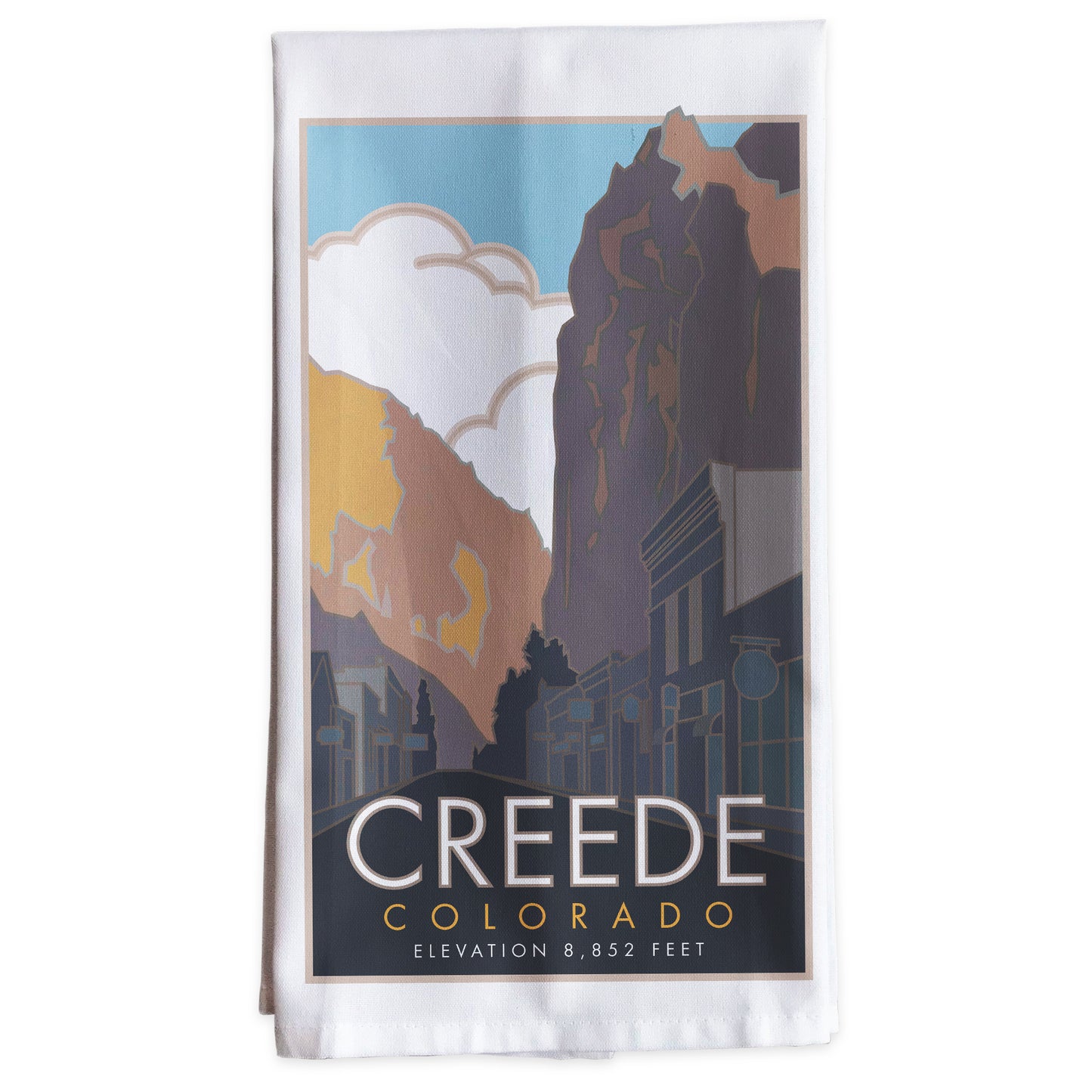 Creede, Colorado -Tea Towel
