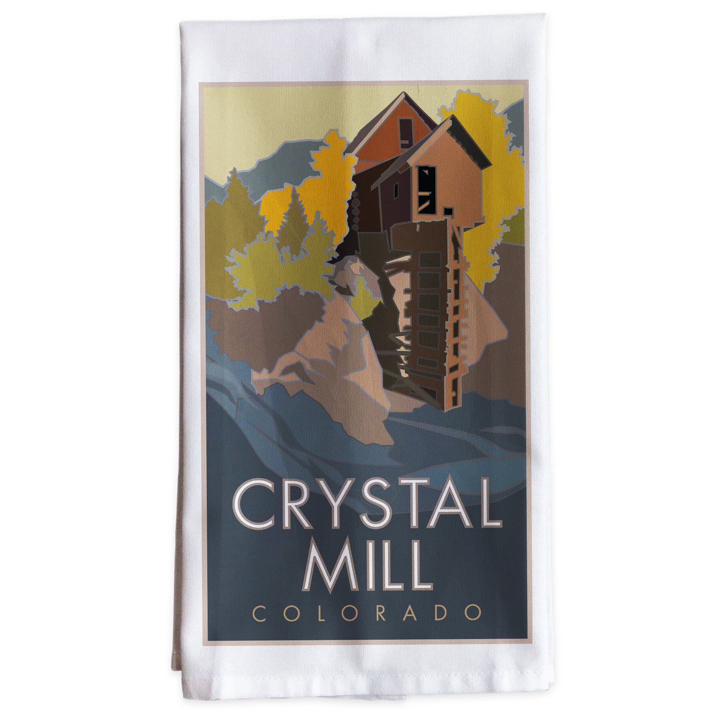 Crystal Mill, Colorado -Tea Towel