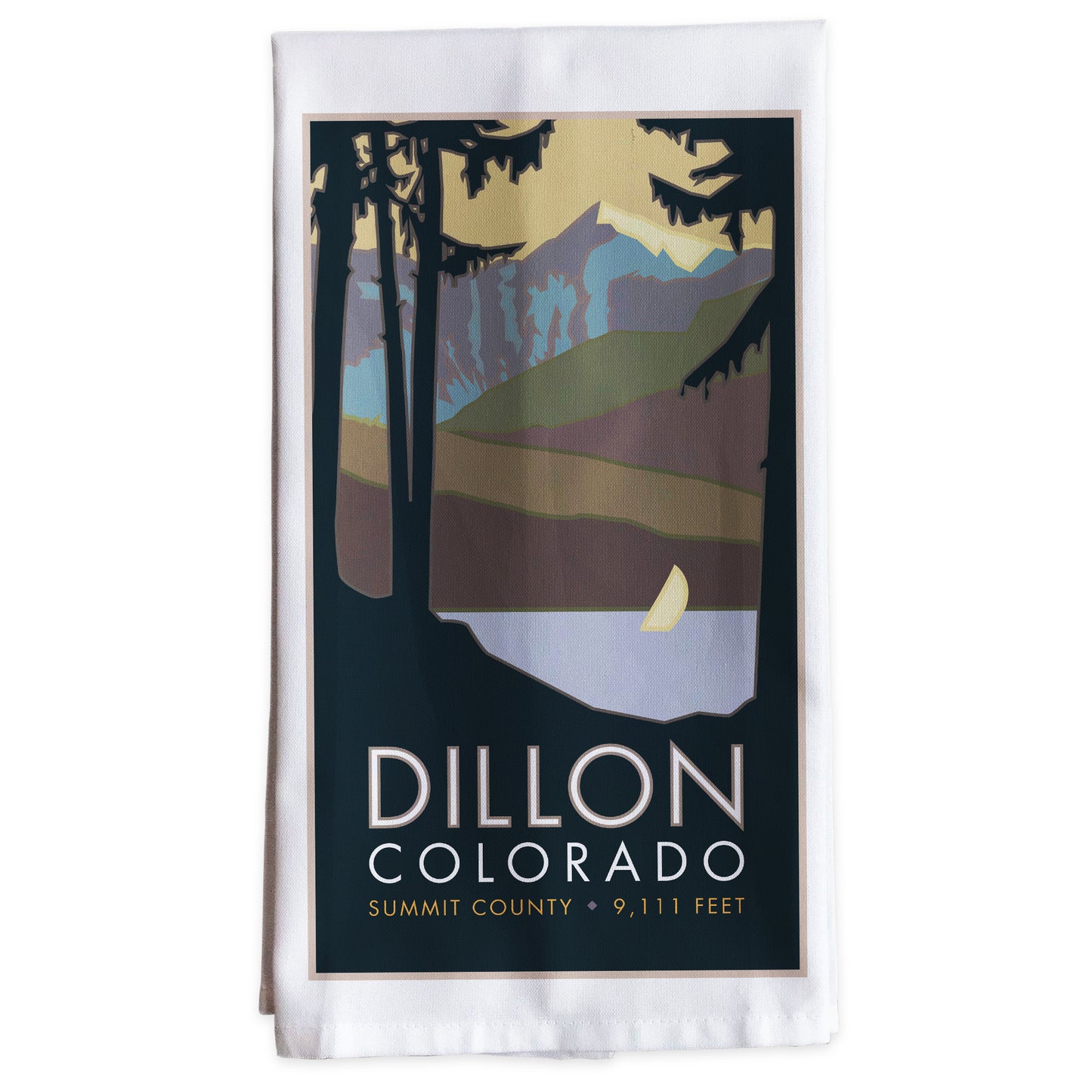 Lake Dillon, Colorado -Tea Towel