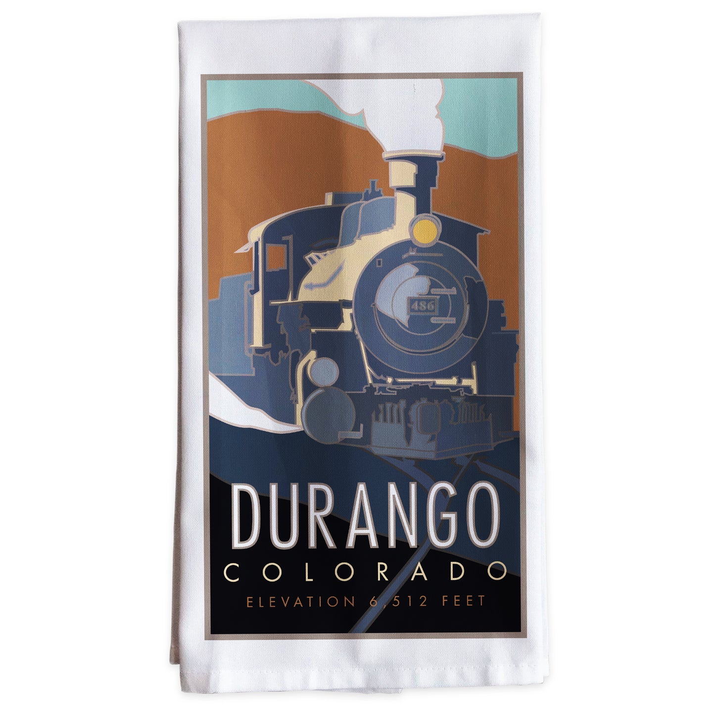 Durango (Train), Colorado -Tea Towel