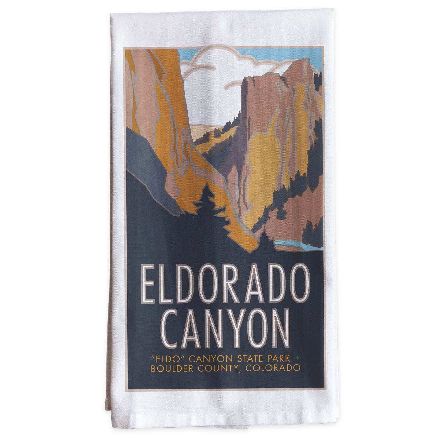 Eldorado Canyon, Colorado -Tea Towel