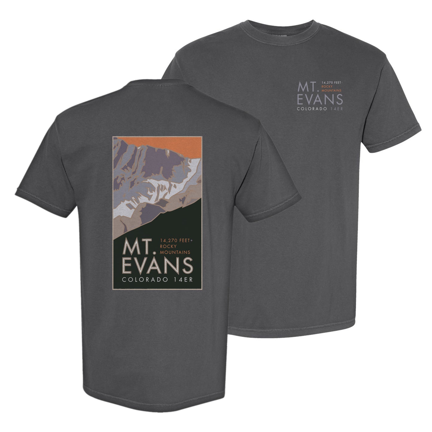 Mt. Evans, Colorado - Comfort Colors Heavyweight T-Shirt