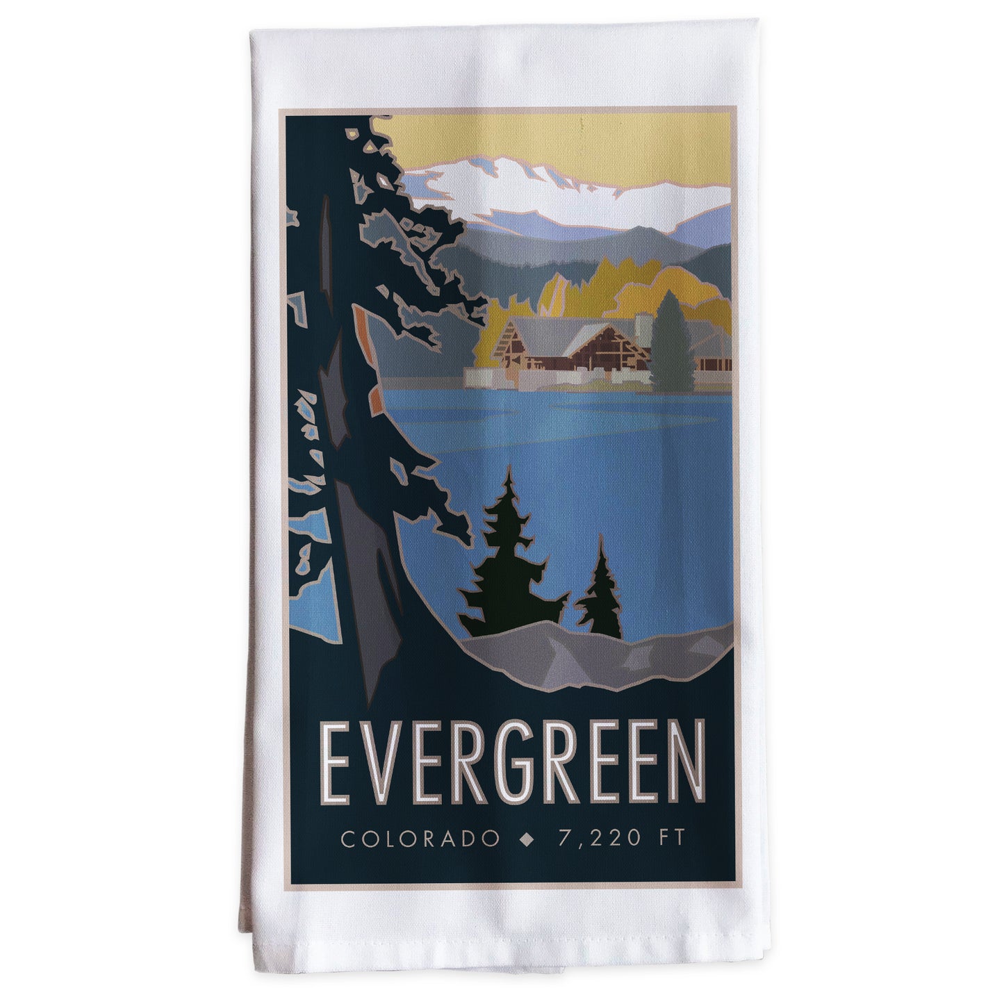 Evergreen, Colorado -Tea Towel
