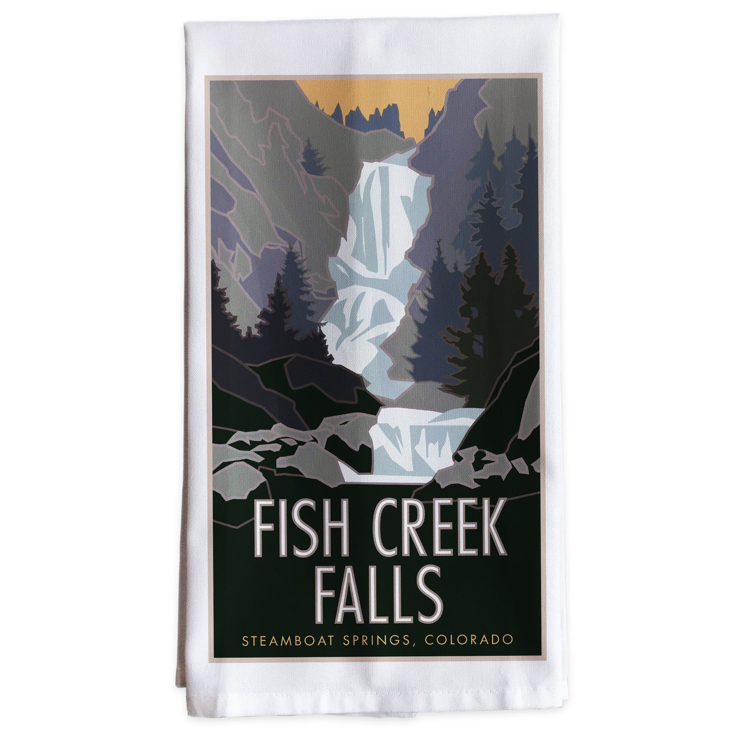 Fish Creek Falls -Tea Towel