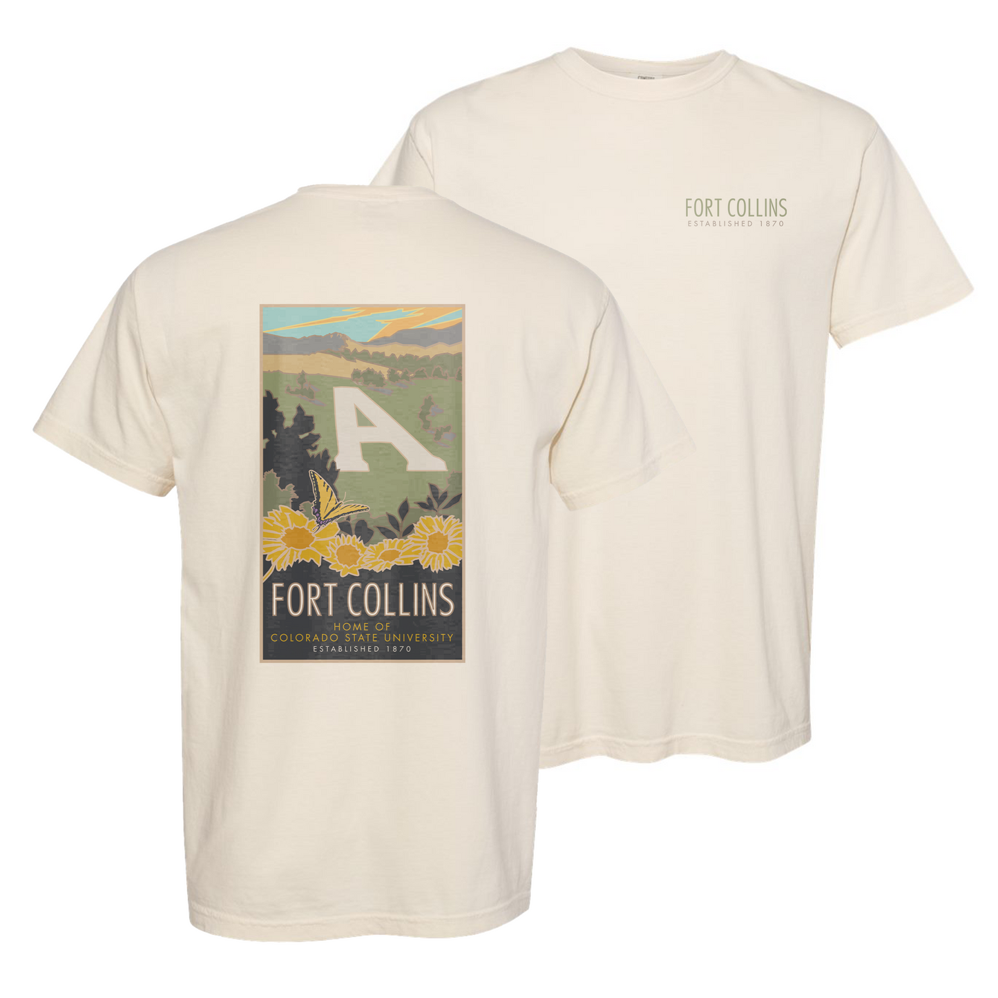 FORTCOLLINSA - Comfort Colors Heavyweight T-Shirt