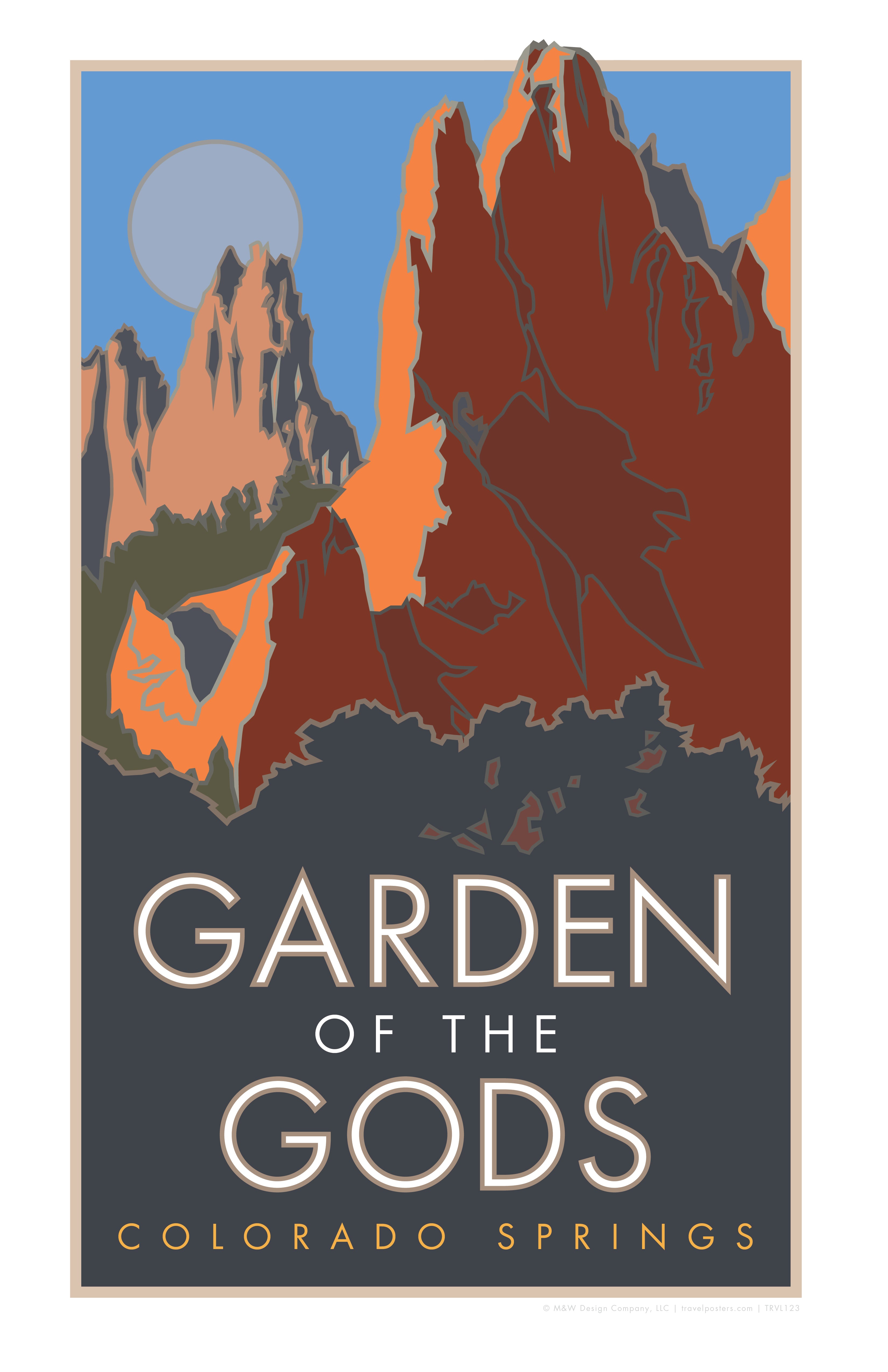 希少 BAKI（GASTUNK）ソロ GODS GARDEN B2告知ポスター Garden of the Gods, Colorado - Poster – Travel Posters