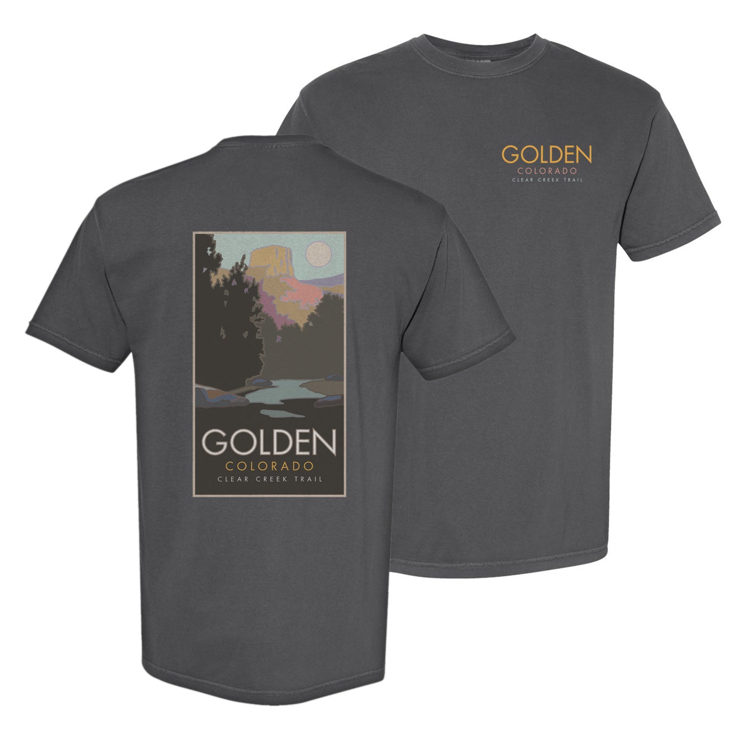 Golden, Colorado - Comfort Colors Heavyweight T-Shirt