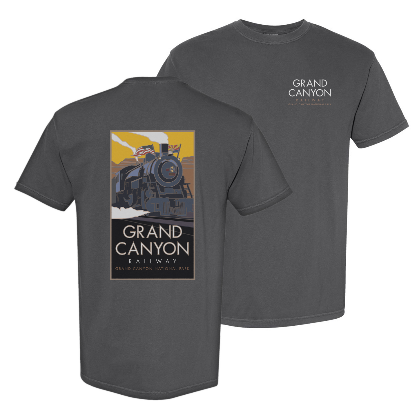 Grand Canyon Railway, Arizona - Comfort Colors Heavyweight T-Shirt