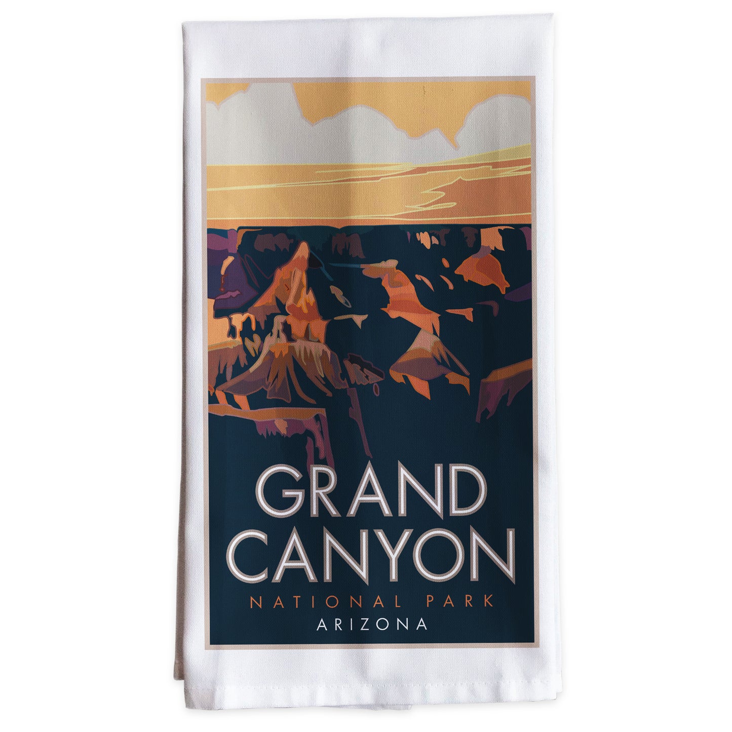 Grand Canyon (Sunset), Arizona -Tea Towel