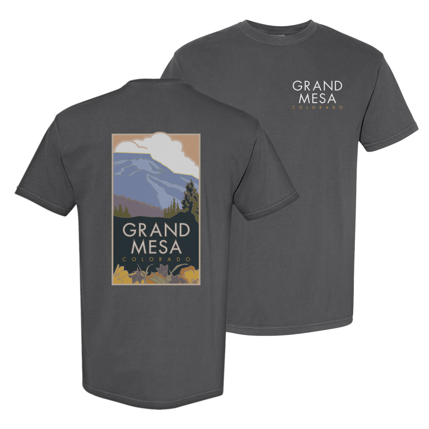 Grand Mesa, Colorado - Comfort Colors Heavyweight T-Shirt