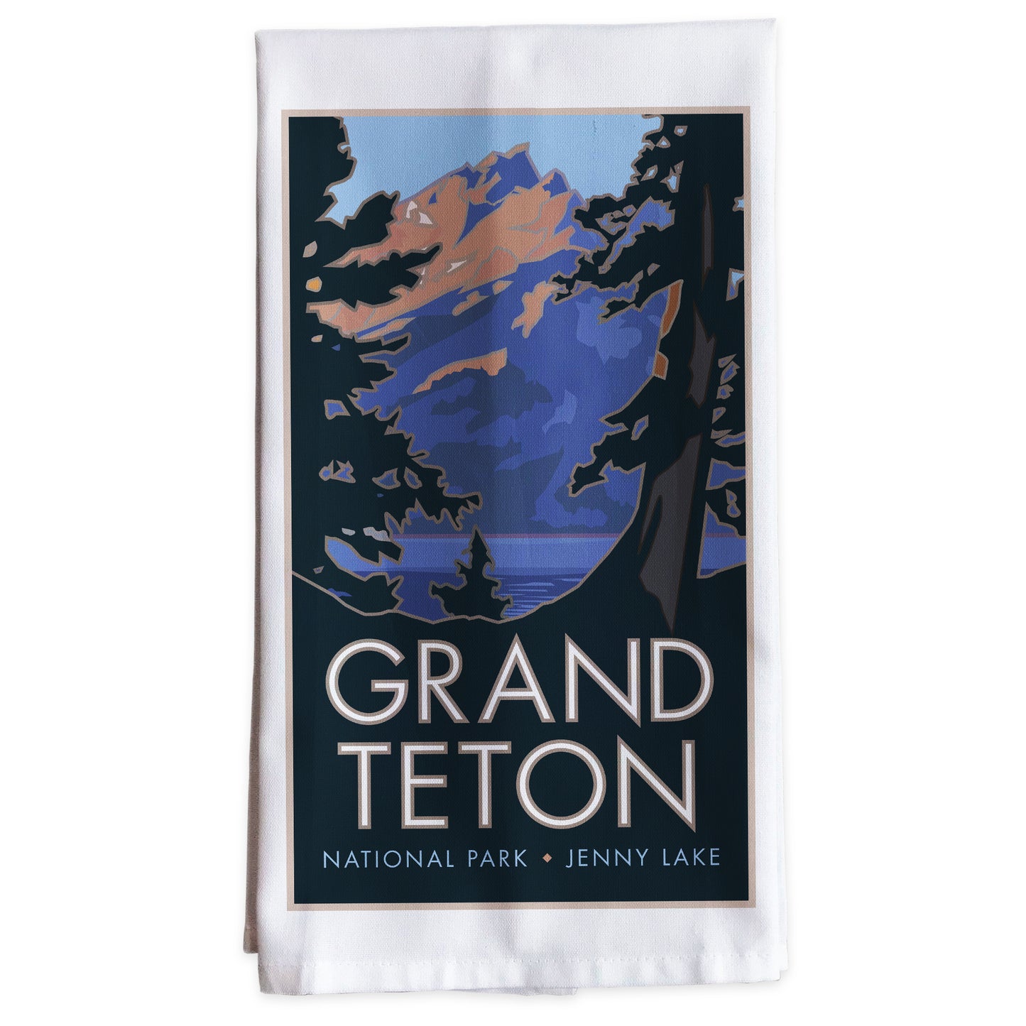 Grand Teton National Park (Jenny Lake), Wyoming -Tea Towel
