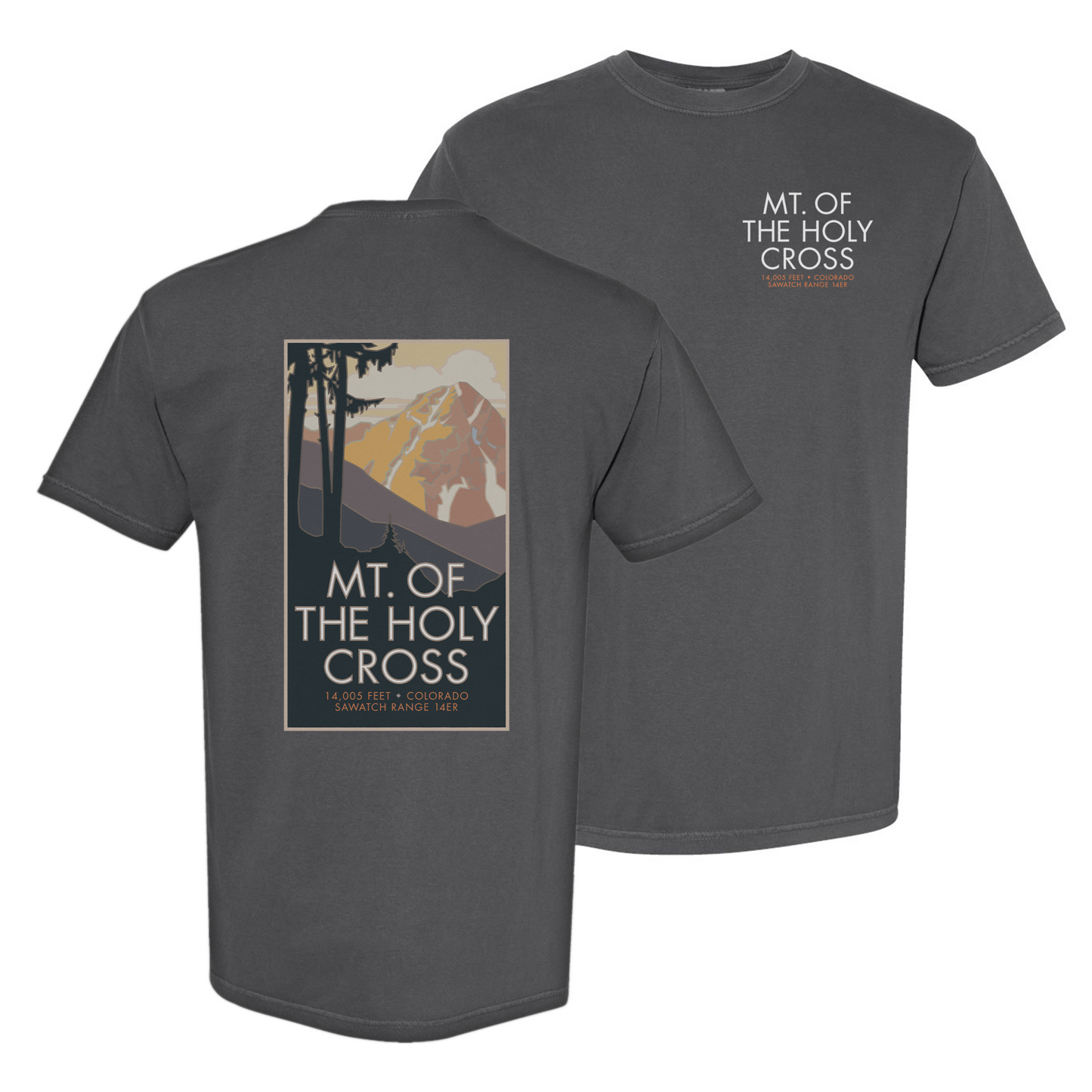 Mt. of the Holy Cross, Colorado - Comfort Colors Heavyweight T-Shirt