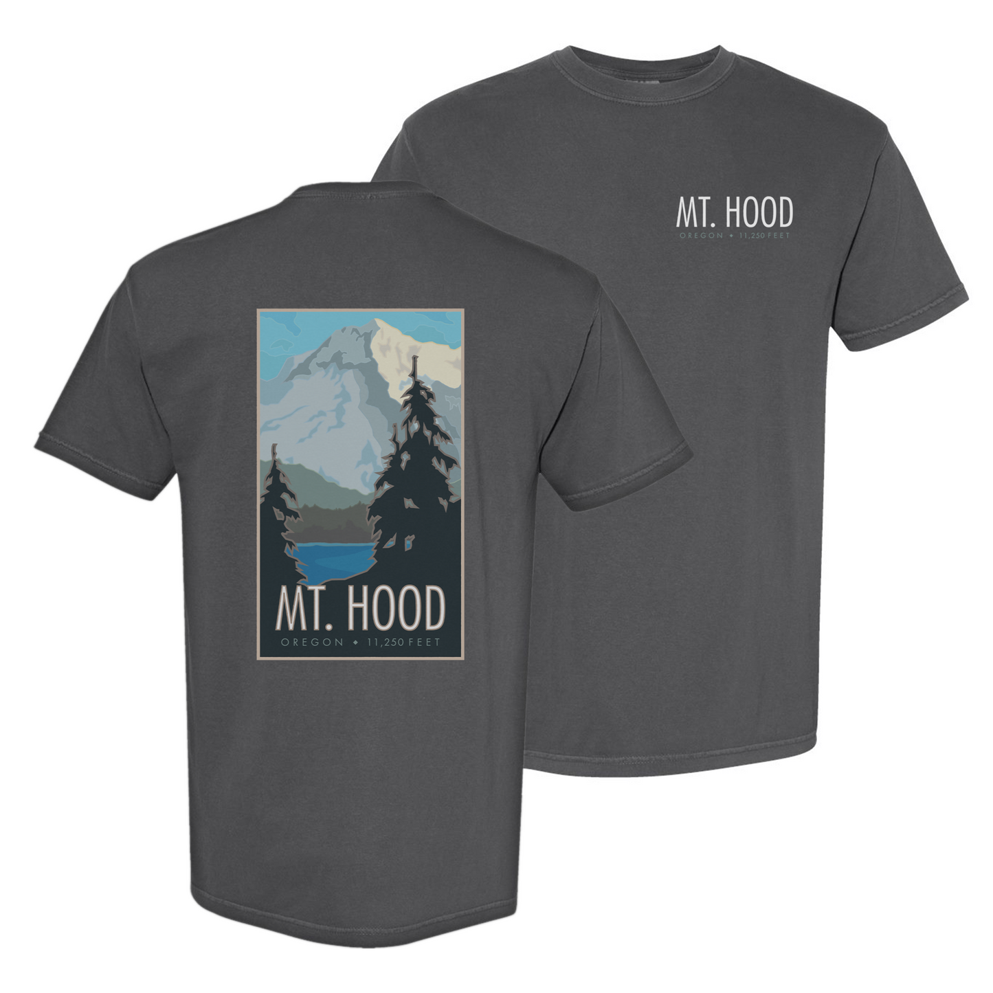 Mt. Hood - Comfort Colors Heavyweight T-Shirt