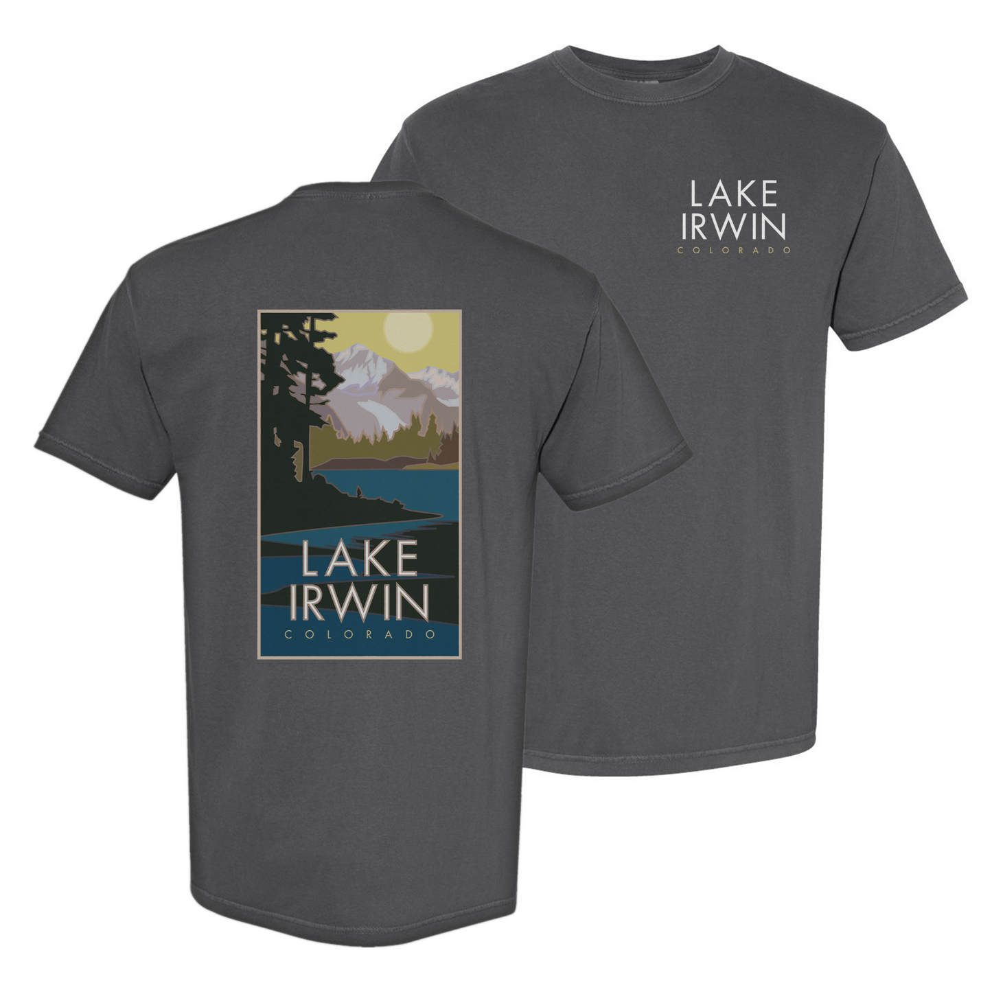 Lake Irwin, Colorado - Comfort Colors Heavyweight T-Shirt