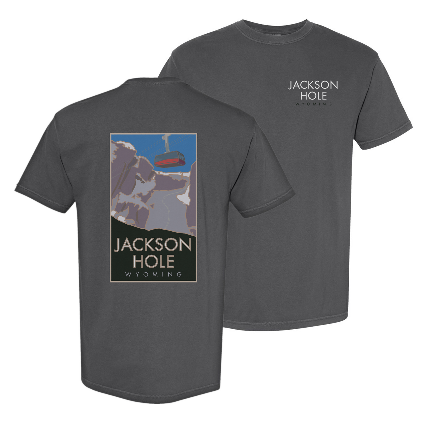 Jackson Hole, Wyoming - Comfort Colors Heavyweight T-Shirt