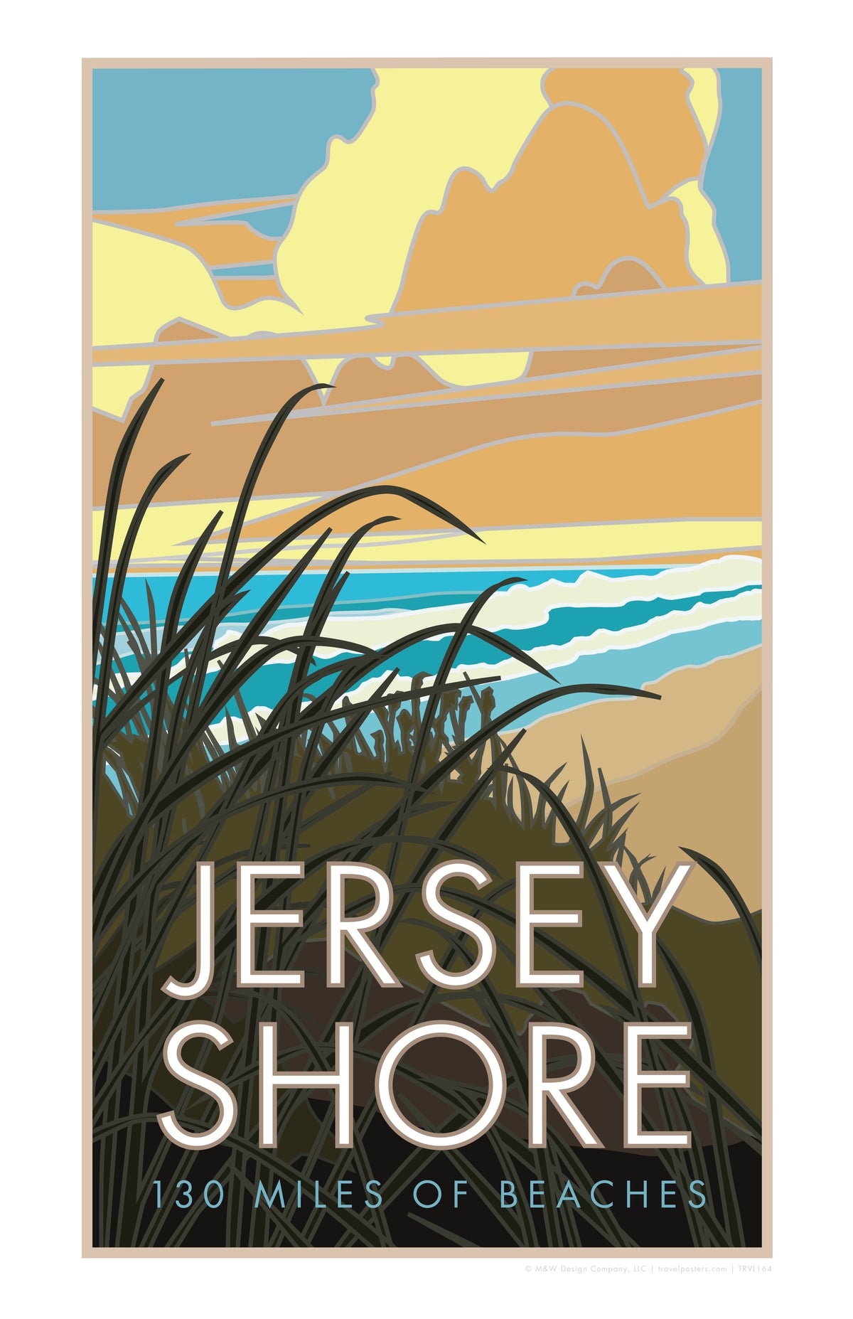 Jersey Shore Travel Poster