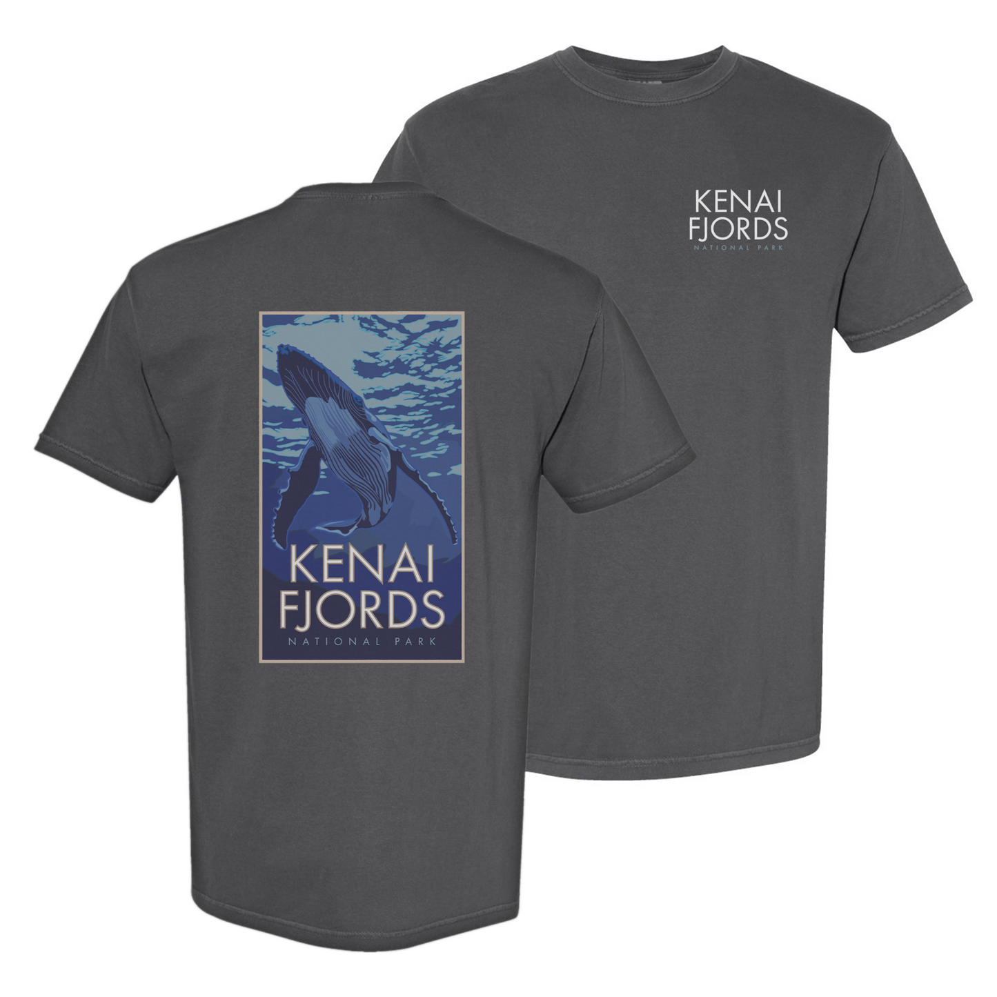 Kenai Fjords National Park, Alaska - Comfort Colors Heavyweight T-Shirt