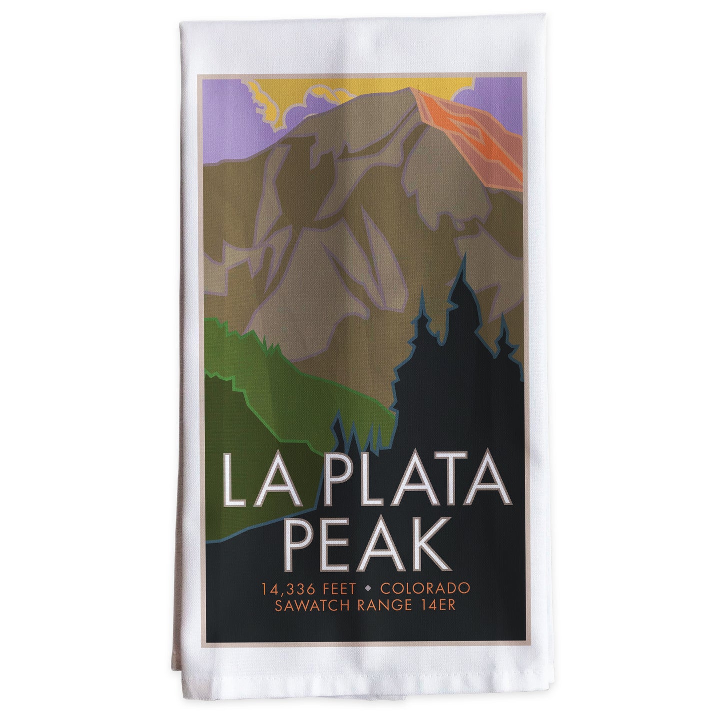 LaPlata Peak, Colorado - Colorado 14er -Tea Towel