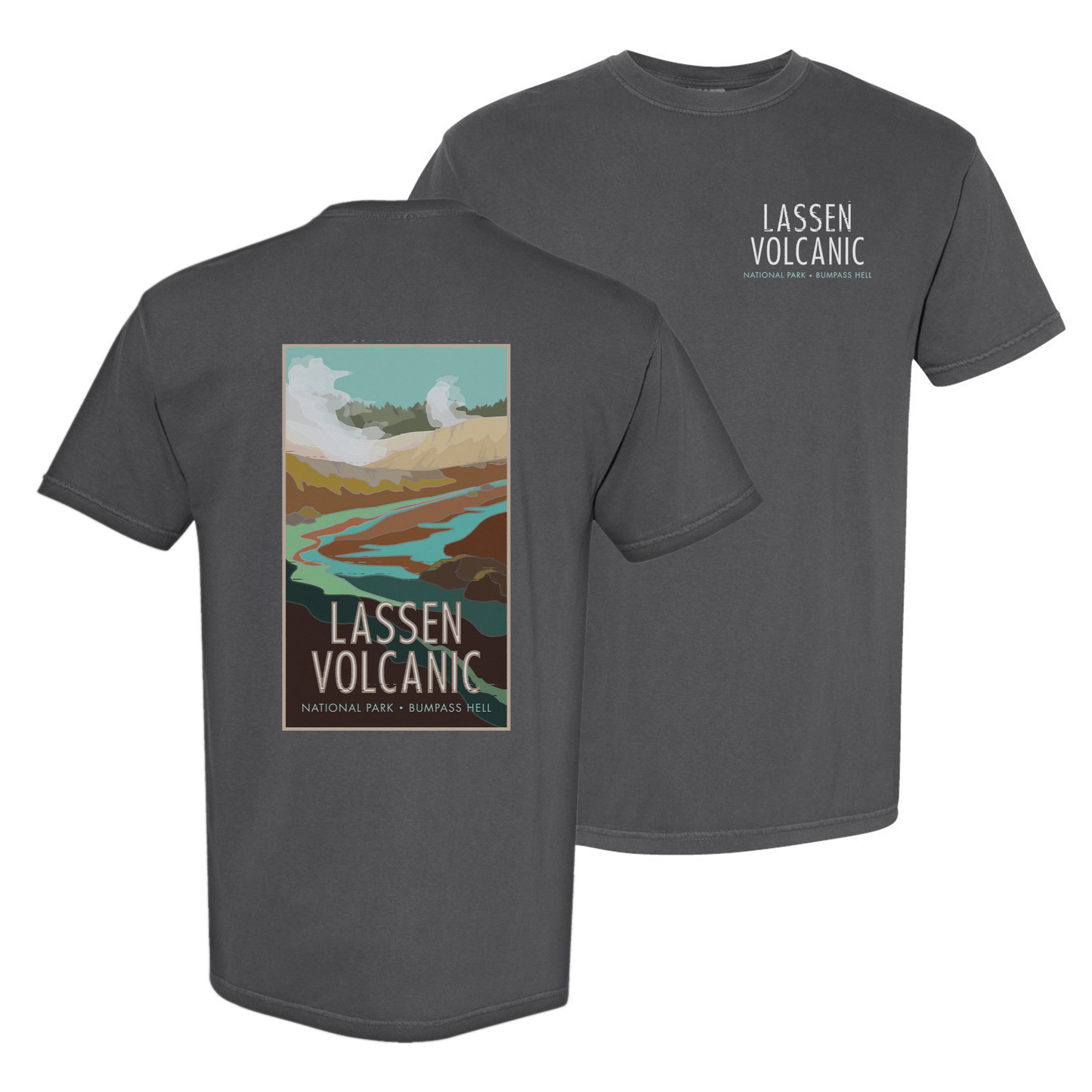 Lassen Volcanic National Park - Comfort Colors Heavyweight T-Shirt