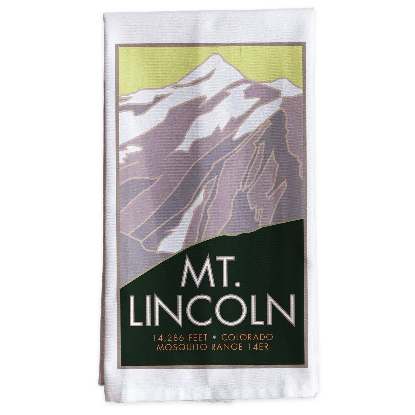 Mt. Lincoln, Colorado - Colorado 14er -Tea Towel