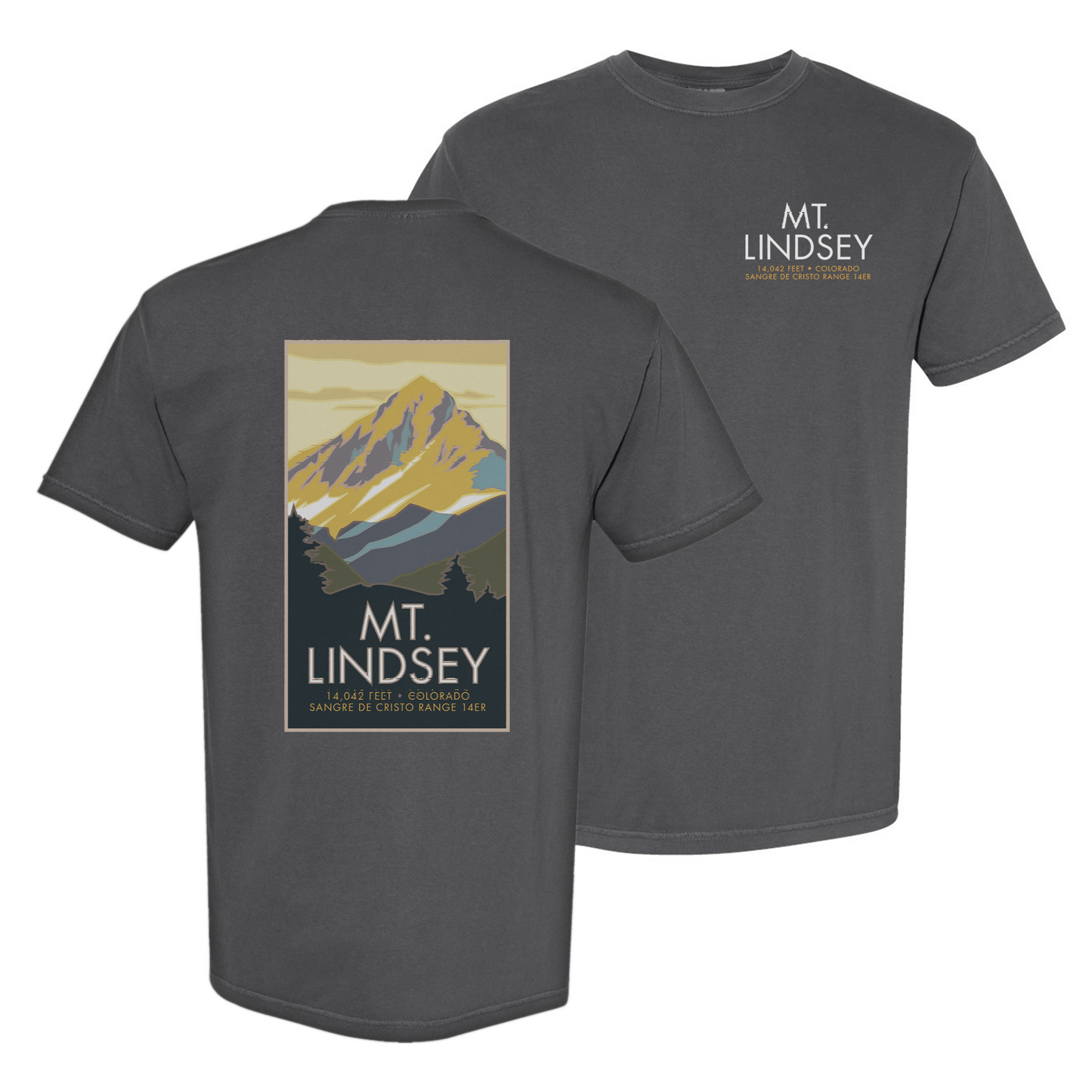 Mt. Lindsey, Colorado - Comfort Colors Heavyweight T-Shirt