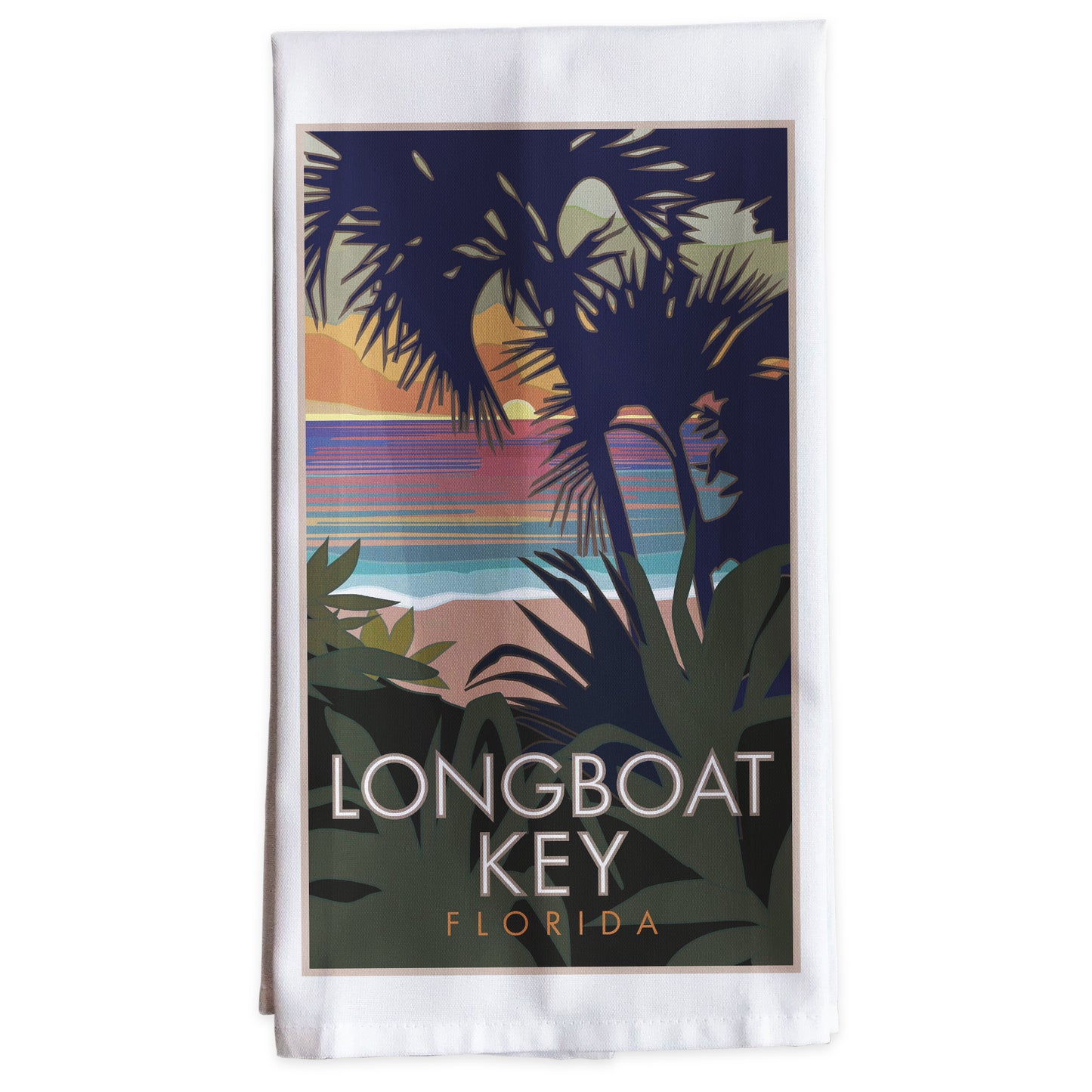 Longboat Key, Florida -Tea Towel
