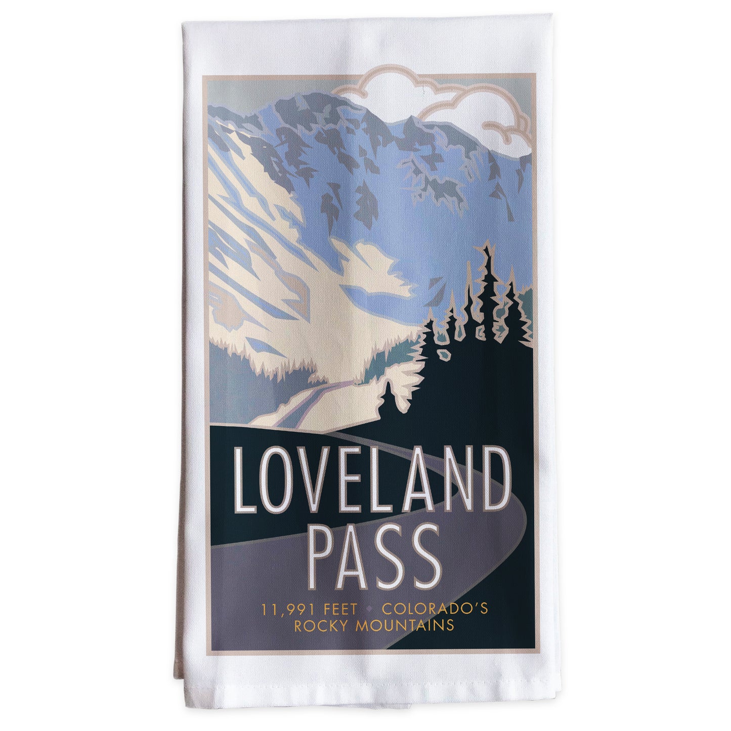 Loveland Pass, Colorado -Tea Towel
