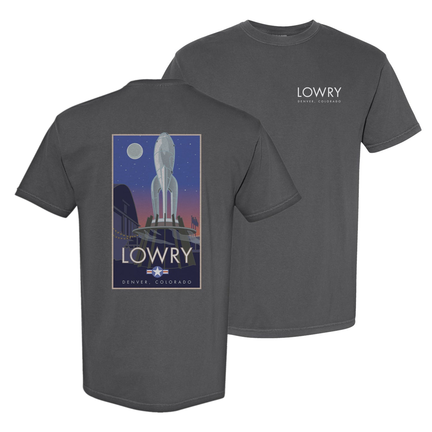 Lowry Neighborhood, Denver, Colorado - Comfort Colors Heavyweight T-Shirt
