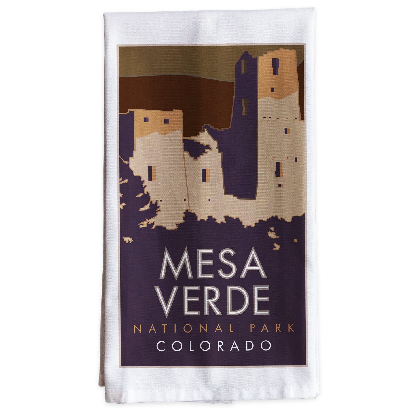 Mesa Verde National Park, Colorado -Tea Towel