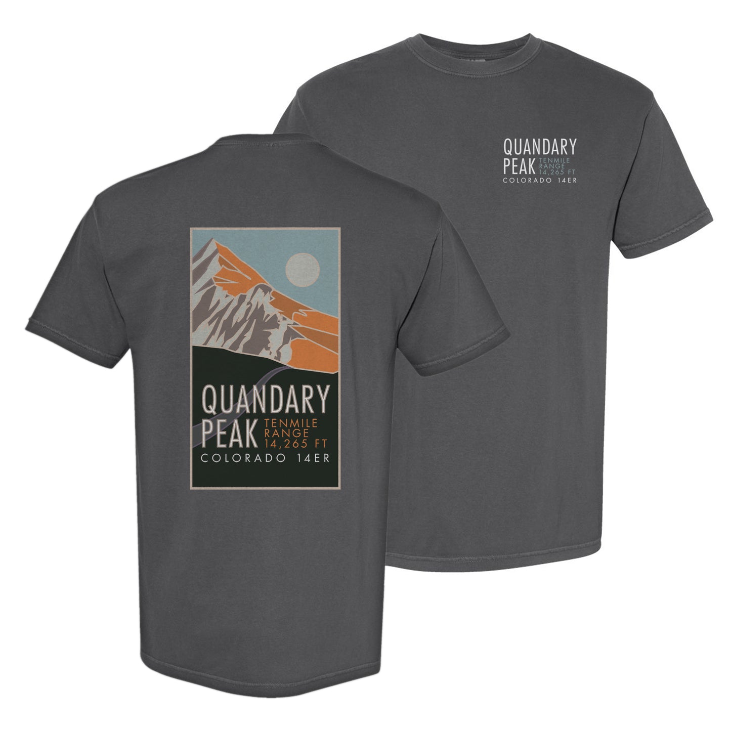 Pyramid Peak, Colorado - Comfort Colors Heavyweight T-Shirt