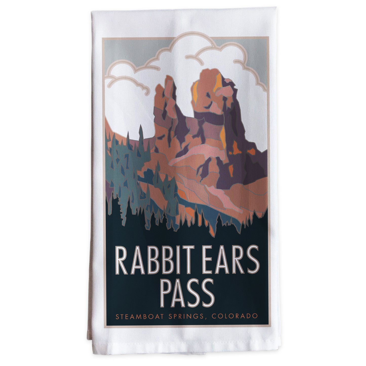 Quandary Peak, Colorado - Colorado 14er -Tea Towel