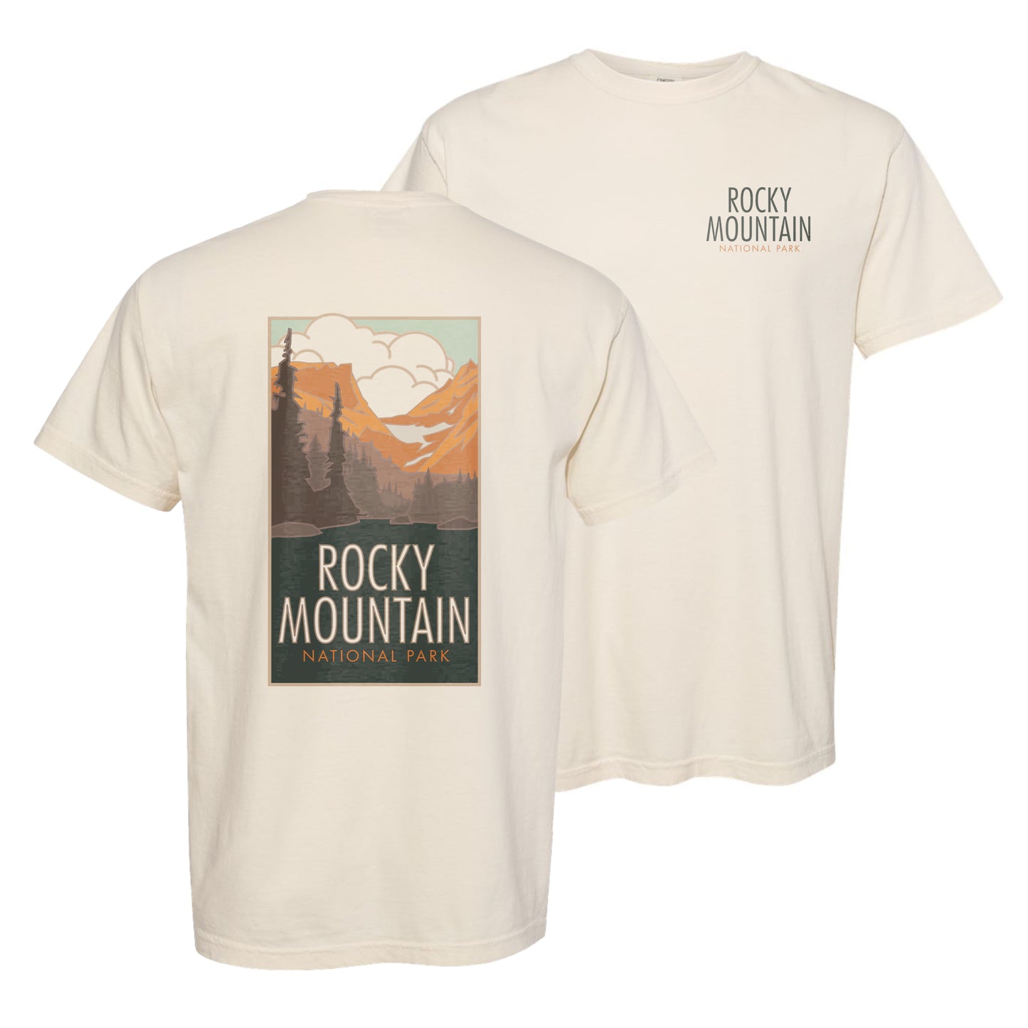 RMNP1ORANGE - Comfort Colors Heavyweight T-Shirt
