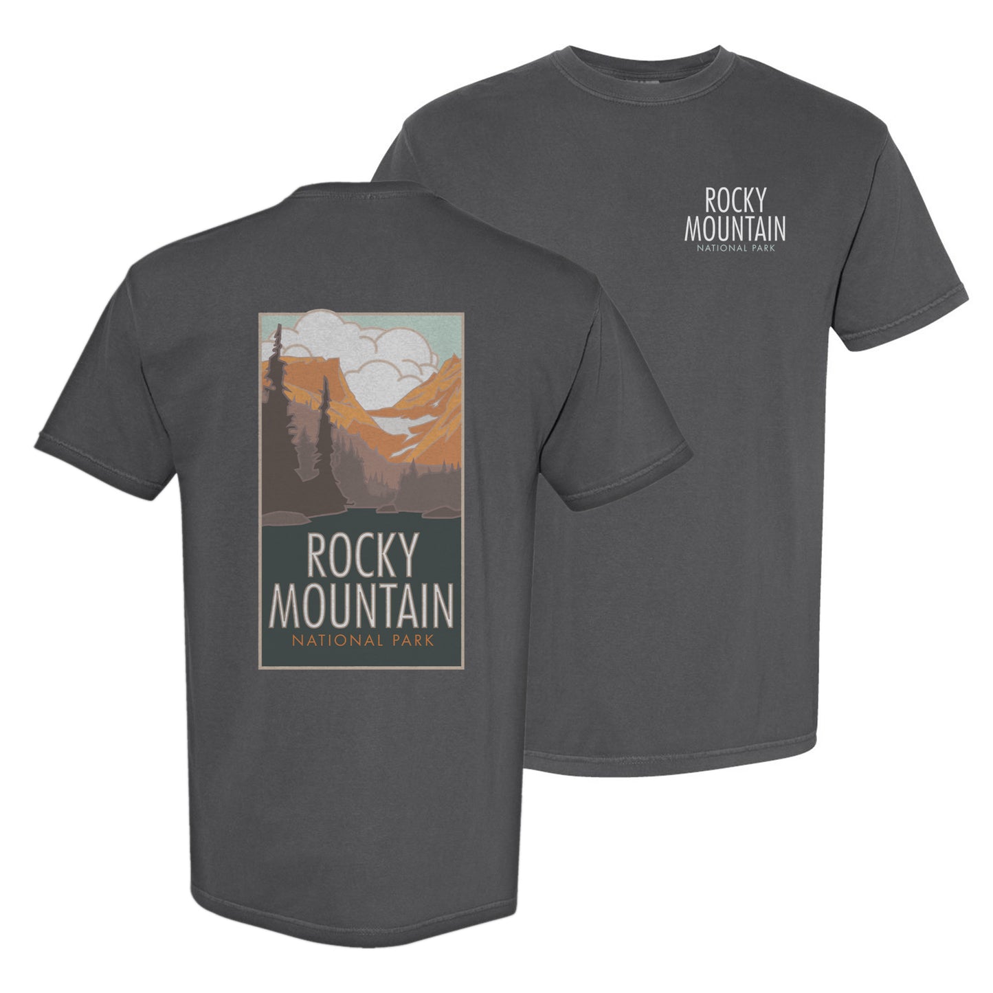 Rocky Mountain National Park 1, Colorado - Comfort Colors Heavyweight T-Shirt