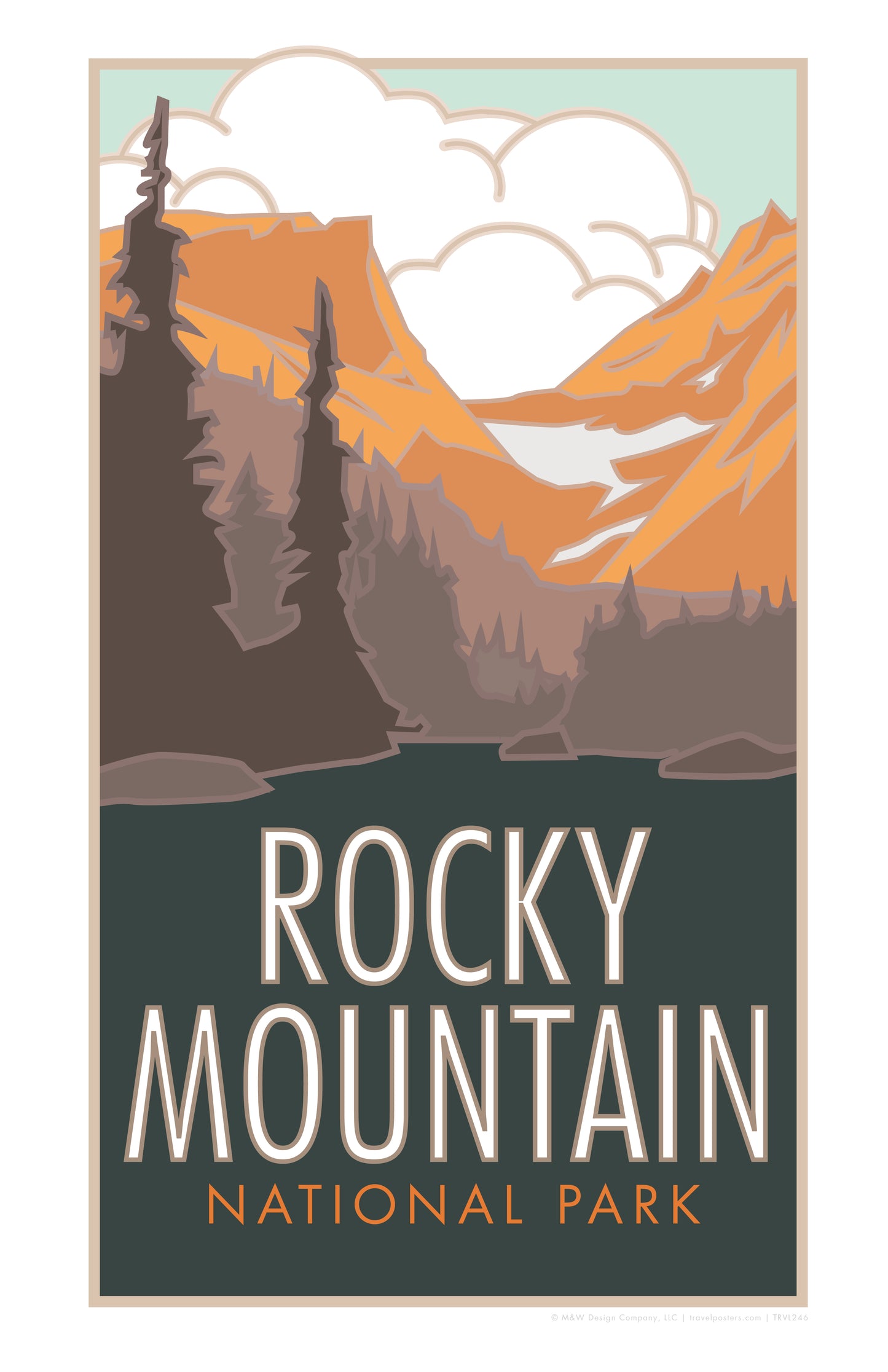 Rocky Mountain National Park 1, Colorado - Poster