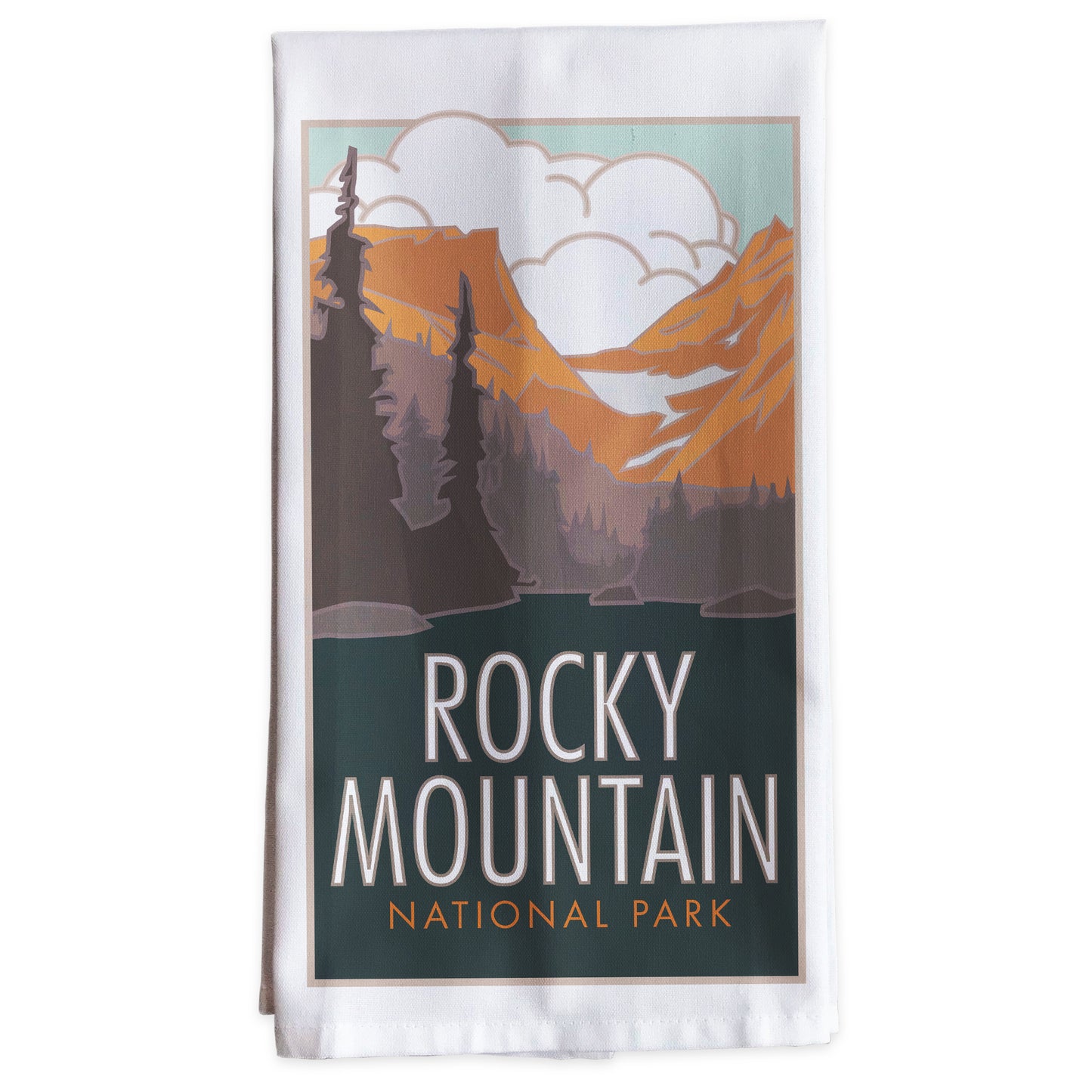 Rocky Mountain National Park 1, Colorado -Tea Towel