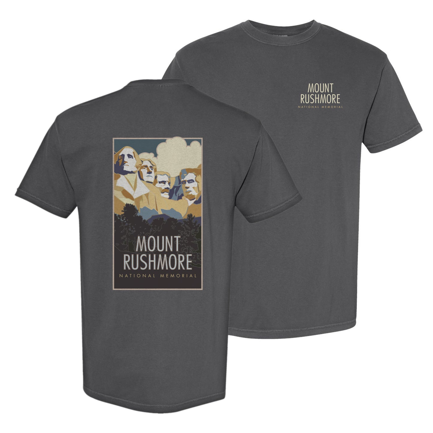 Mt. Rushmore National Memorial, South Dakota - Comfort Colors Heavyweight T-Shirt